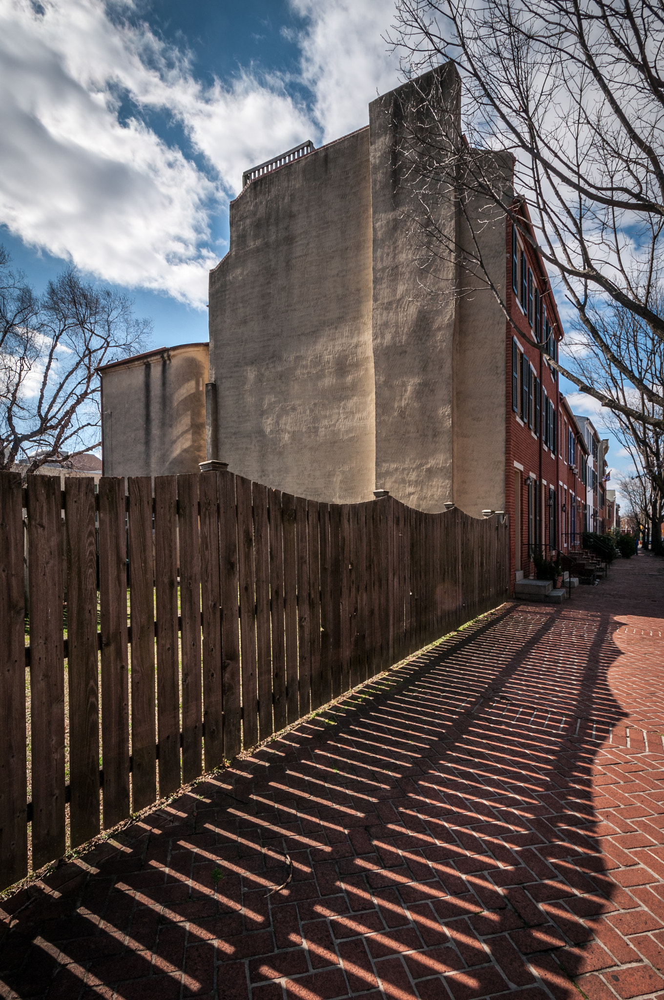 Nikon D300 sample photo. Fence shadow photography