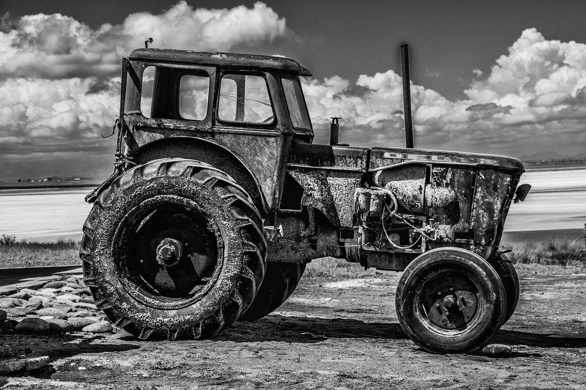 Nikon D810 sample photo. Salty tractor photography