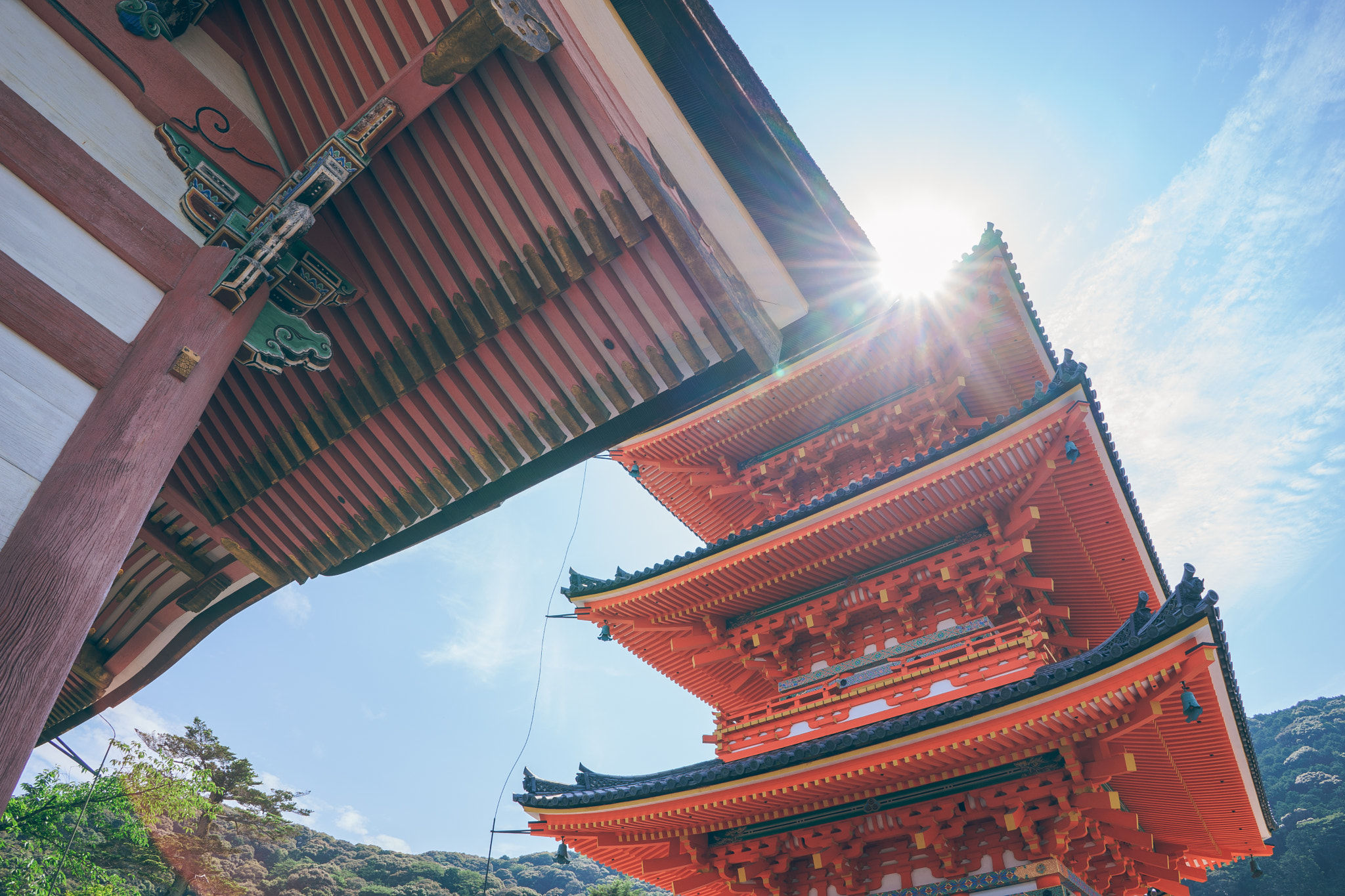 Sony a7 + FE 21mm F2.8 sample photo. Kiyomizu-dera temple, kyoto, japan photography