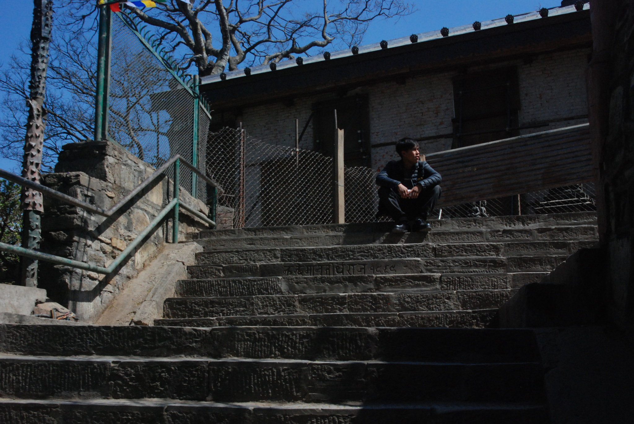 Nikon D80 sample photo. Portraits of swayambhu nath photography