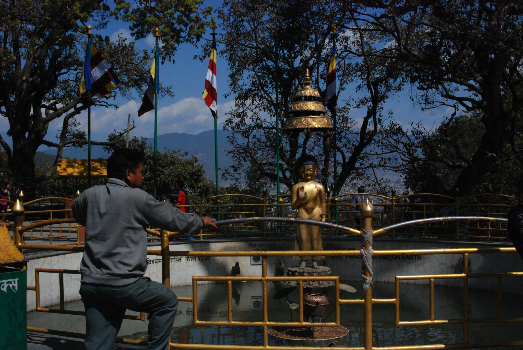 Nikon D80 sample photo. Portraits of swayambhu nath photography