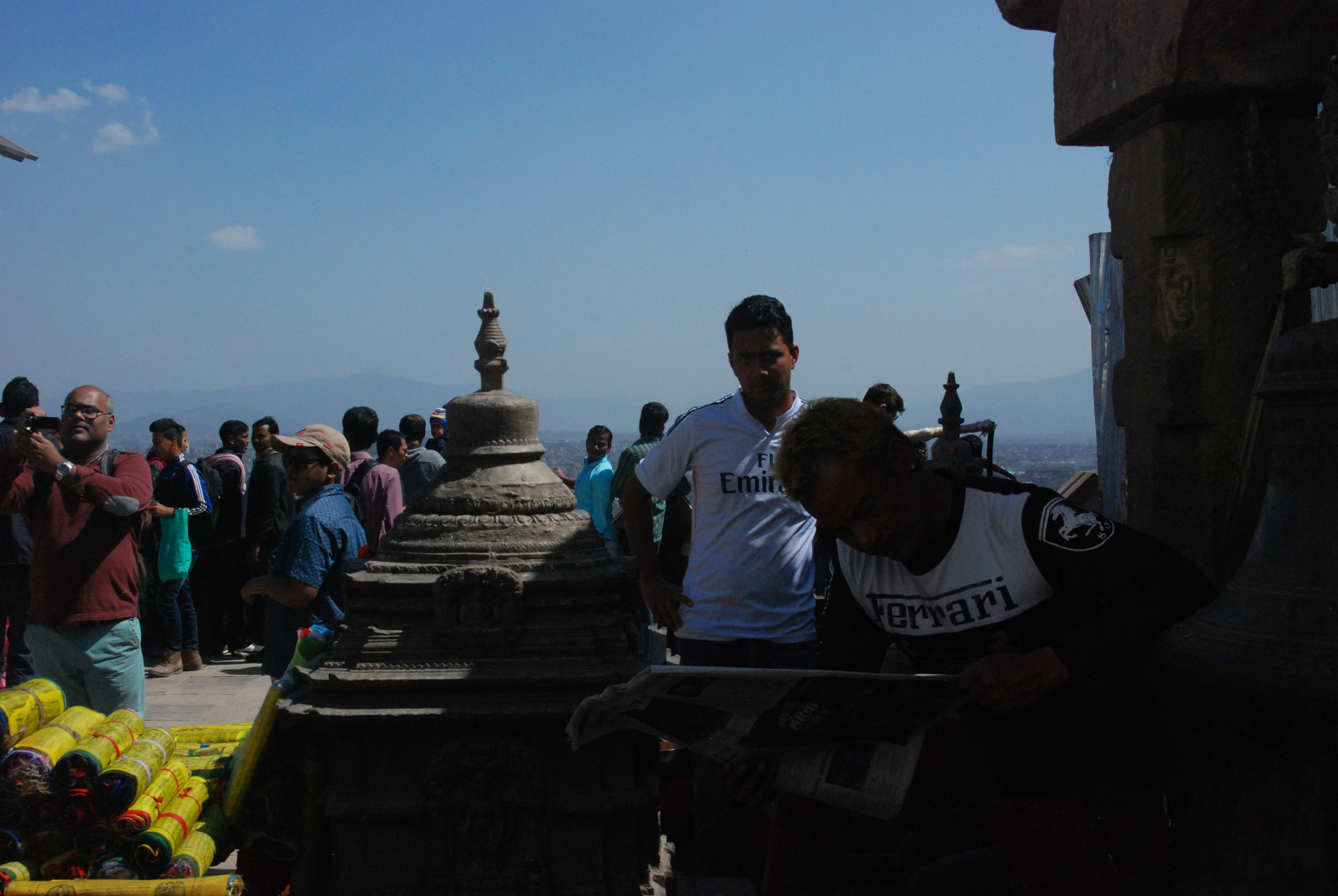 Nikon D80 sample photo. Portraits of swayambhu nath photography