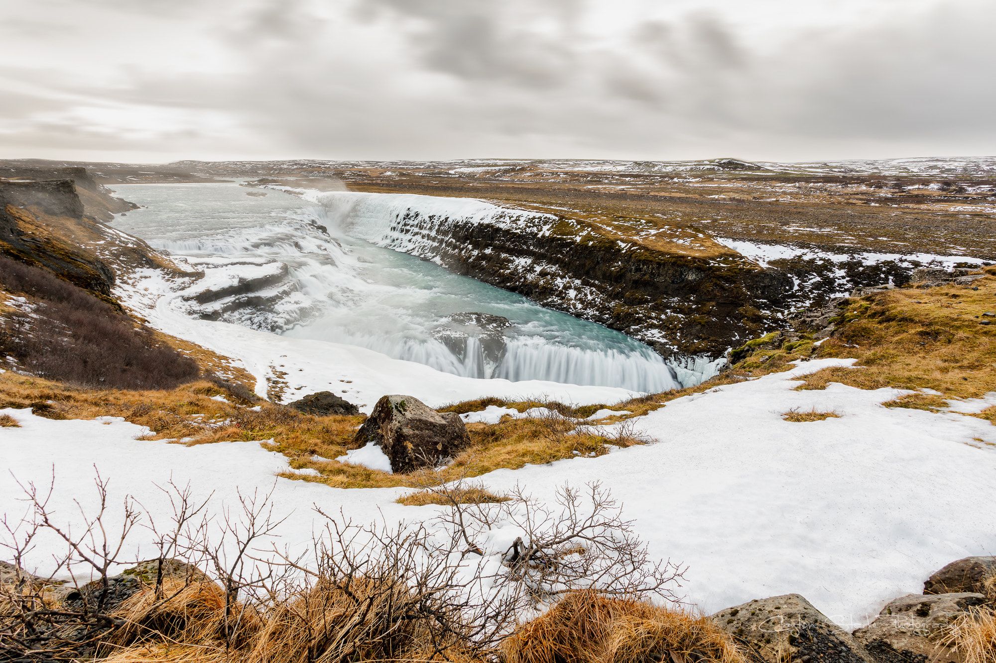 Canon EF 17-40mm F4L USM sample photo. Gullfoss photography