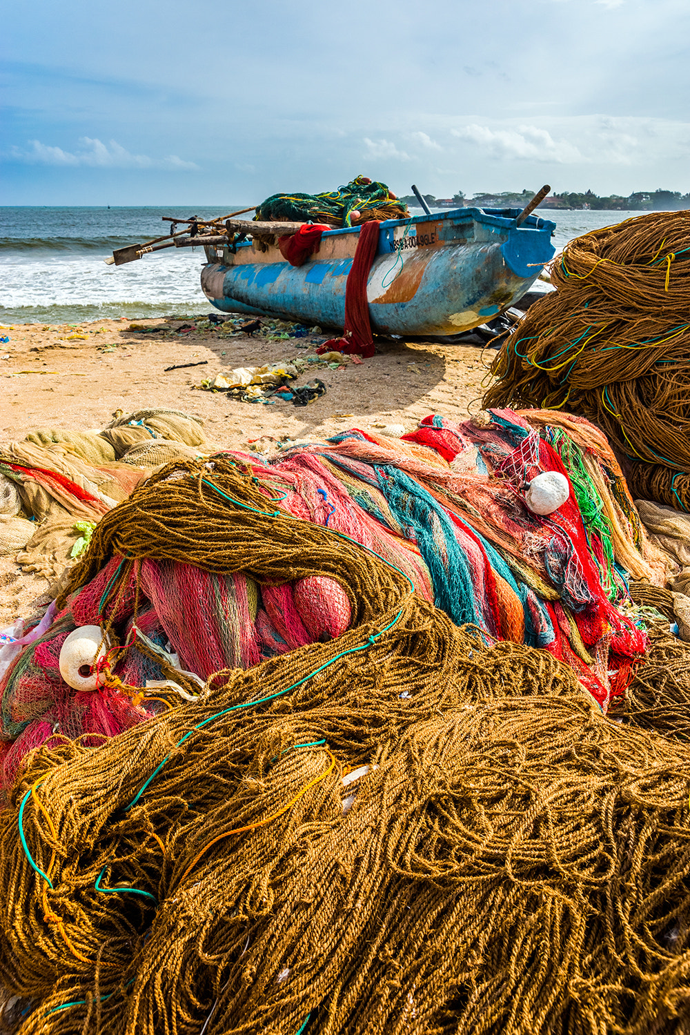 Sony Alpha a99 sample photo. Fishing net photography