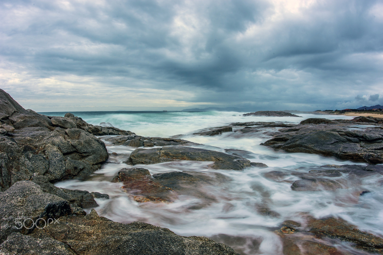 Nikon D7200 + Nikon AF Fisheye-Nikkor 16mm F2.8D sample photo. Espiñeirido beach photography