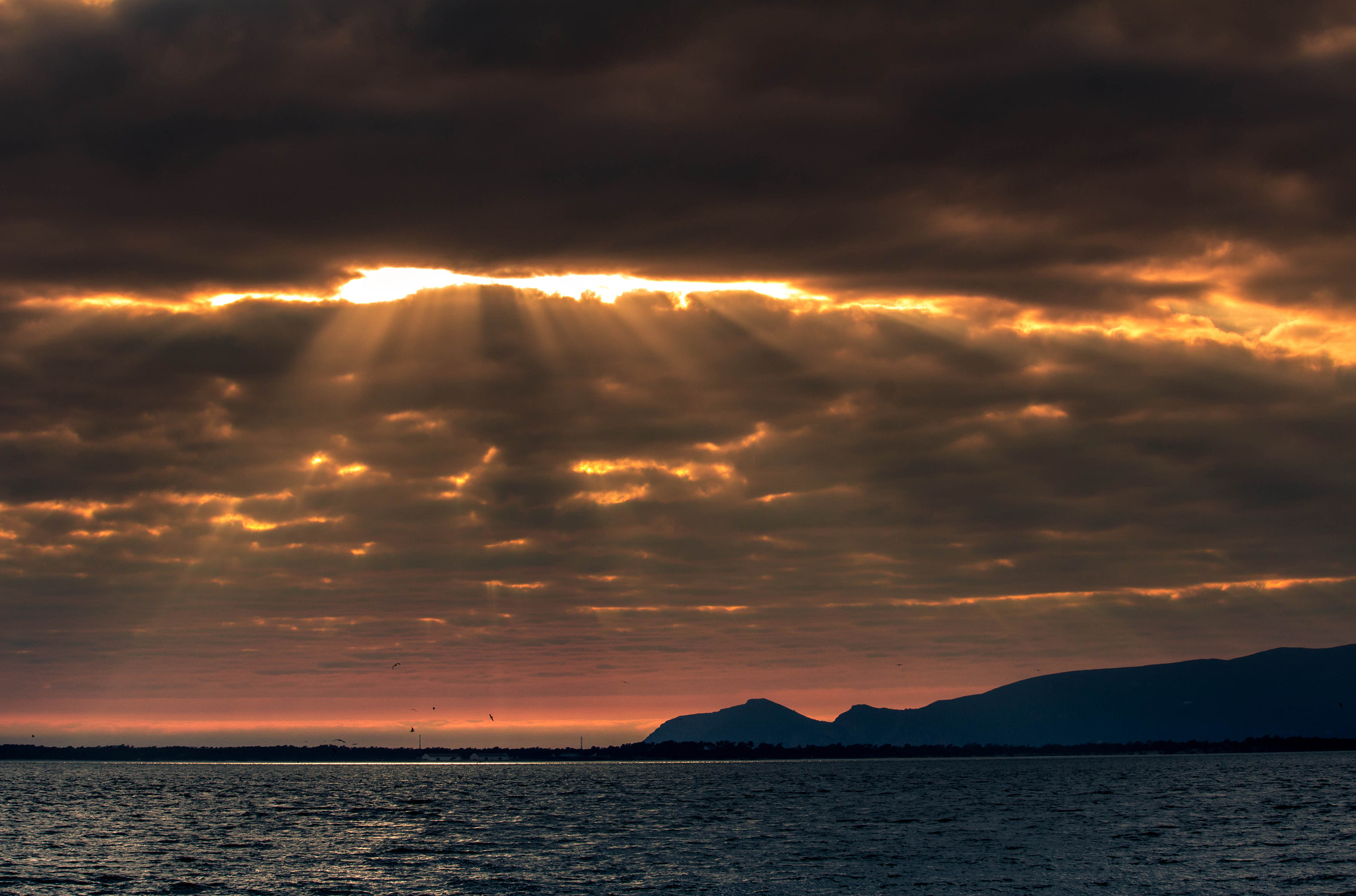 Canon EF-S 55-250mm F4-5.6 IS STM sample photo. Dark sunset photography