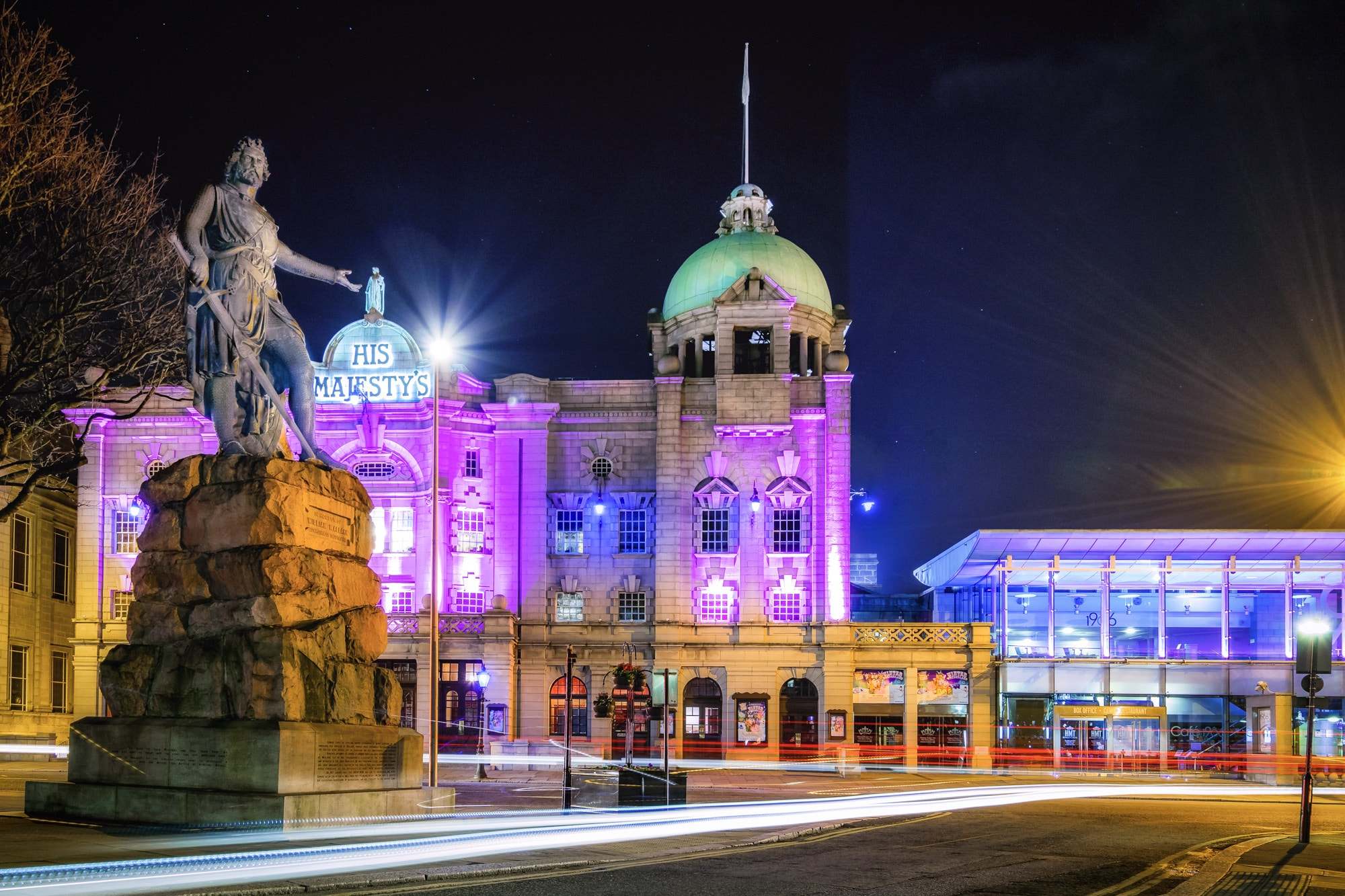 Tokina AT-X Pro 12-24mm F4 (IF) DX sample photo. His majesty's thearte at night photography
