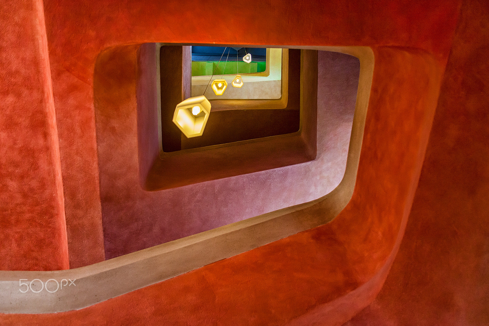 Canon EF 28-135mm F3.5-5.6 IS USM sample photo. Colorful staircase photography
