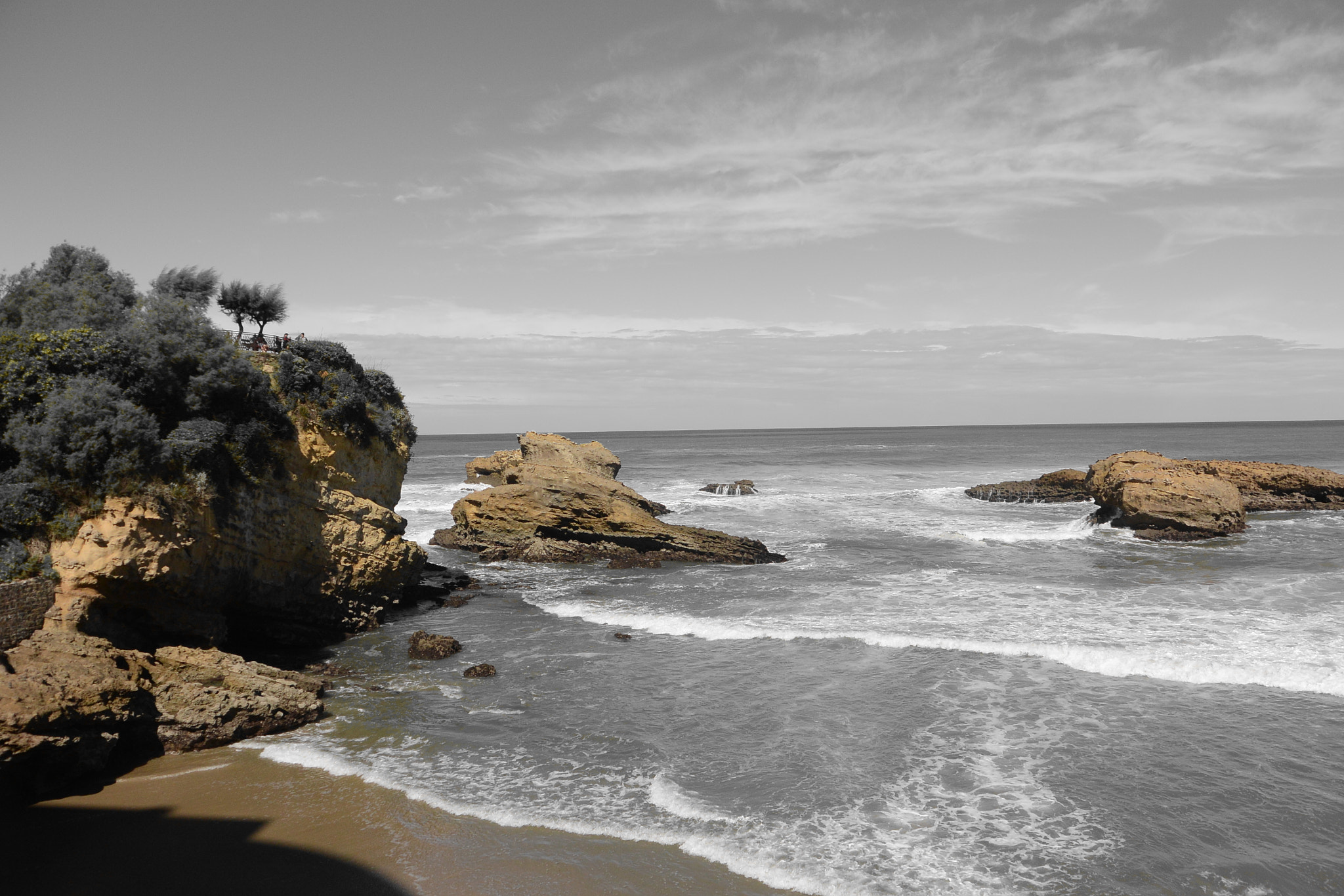 Nikon 1 J3 sample photo. View from biarritz photography