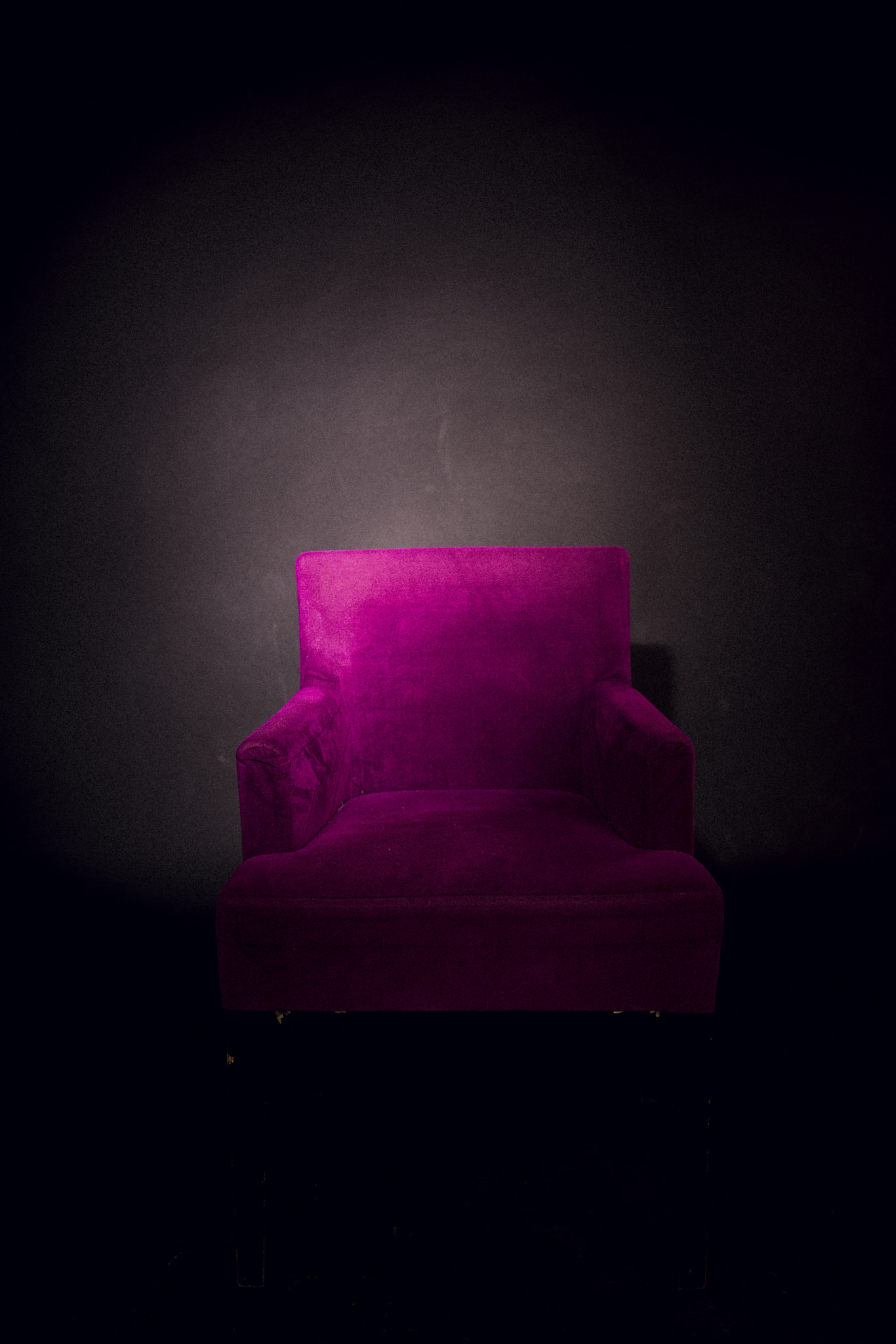 Sony a7 II sample photo. Yup - purple chair photography