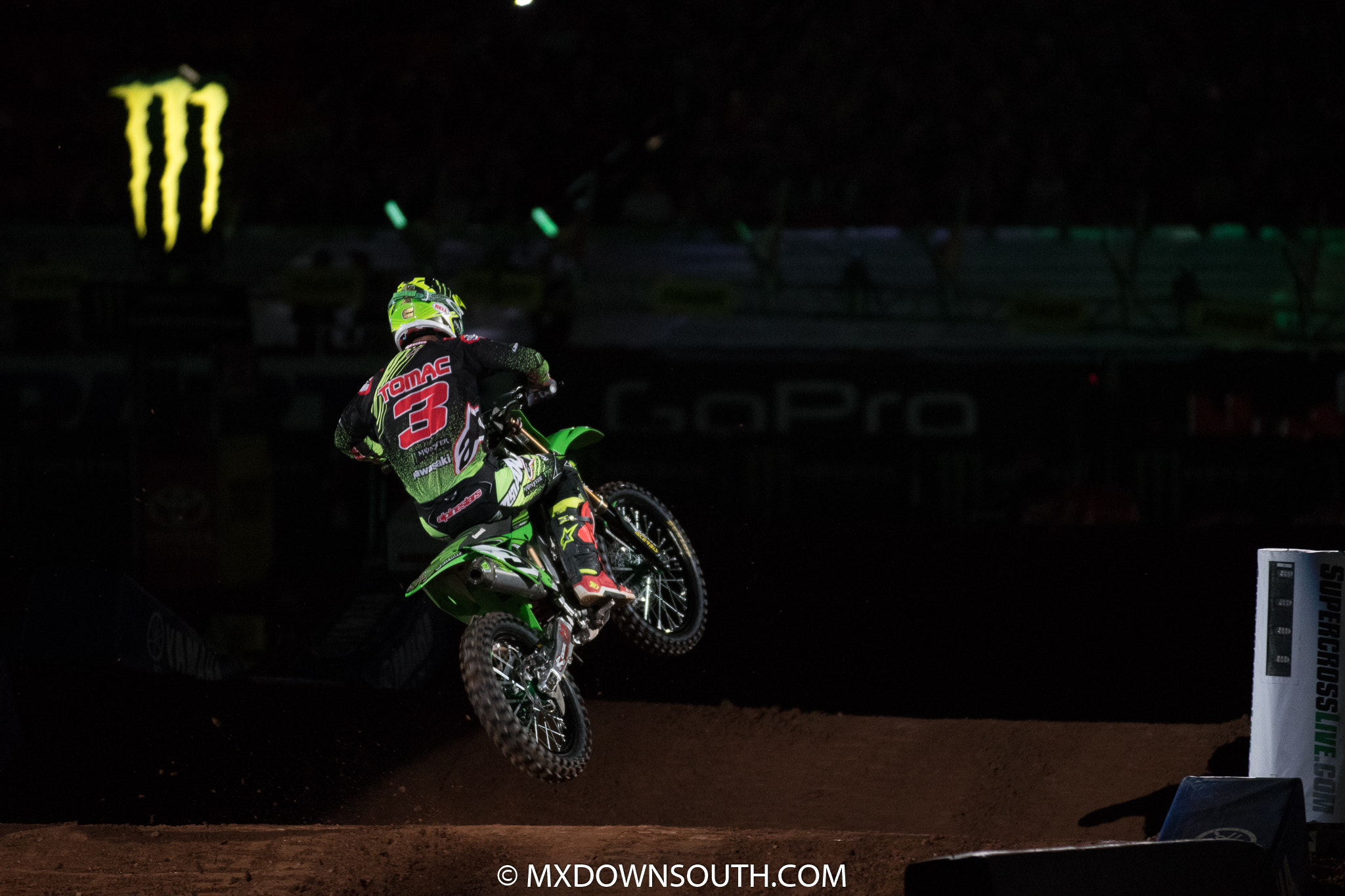 AF-S Zoom-Nikkor 80-200mm f/2.8D IF-ED sample photo. Atlanta supercross photography