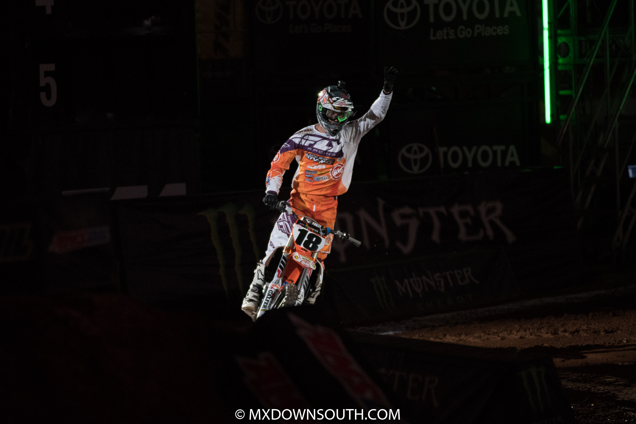 AF-S Zoom-Nikkor 80-200mm f/2.8D IF-ED sample photo. Atlanta supercross photography
