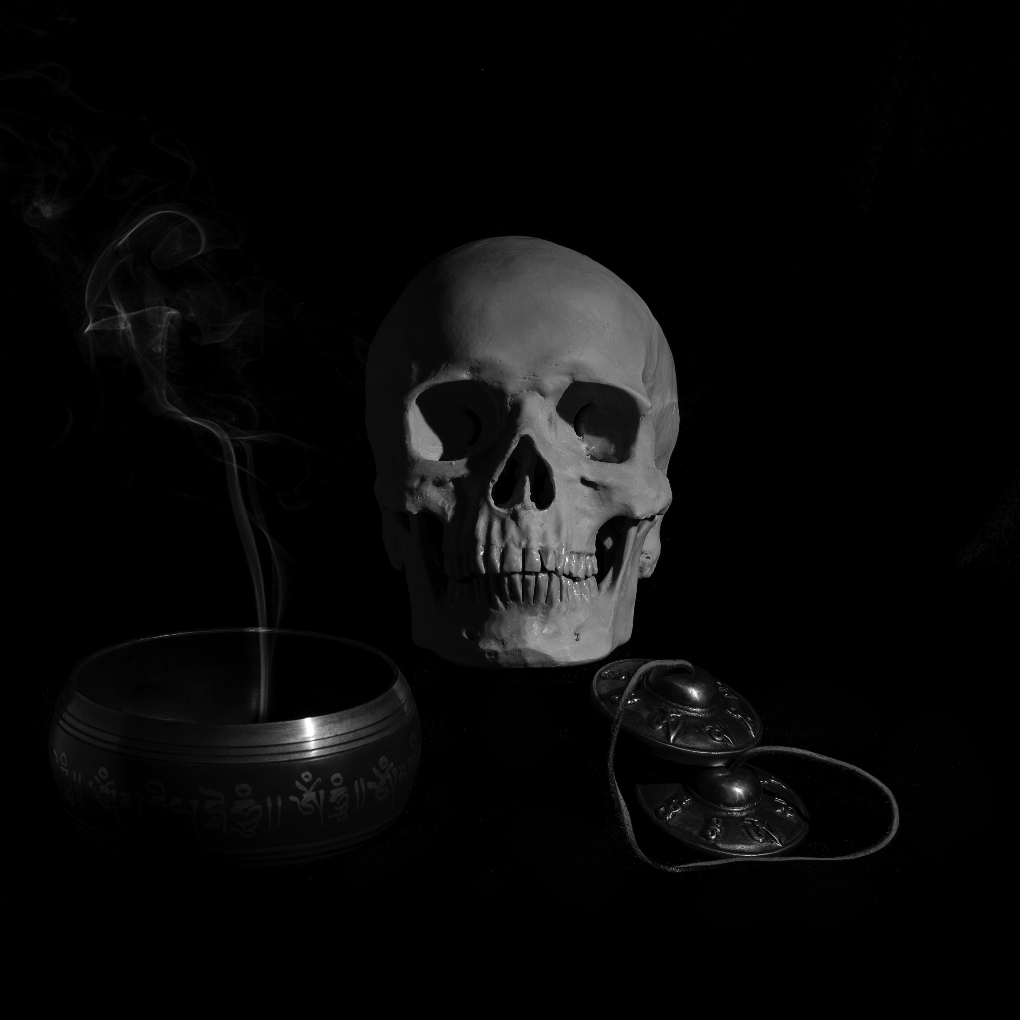 Fujifilm XF 56mm F1.2 R sample photo. Incense and cymbals photography