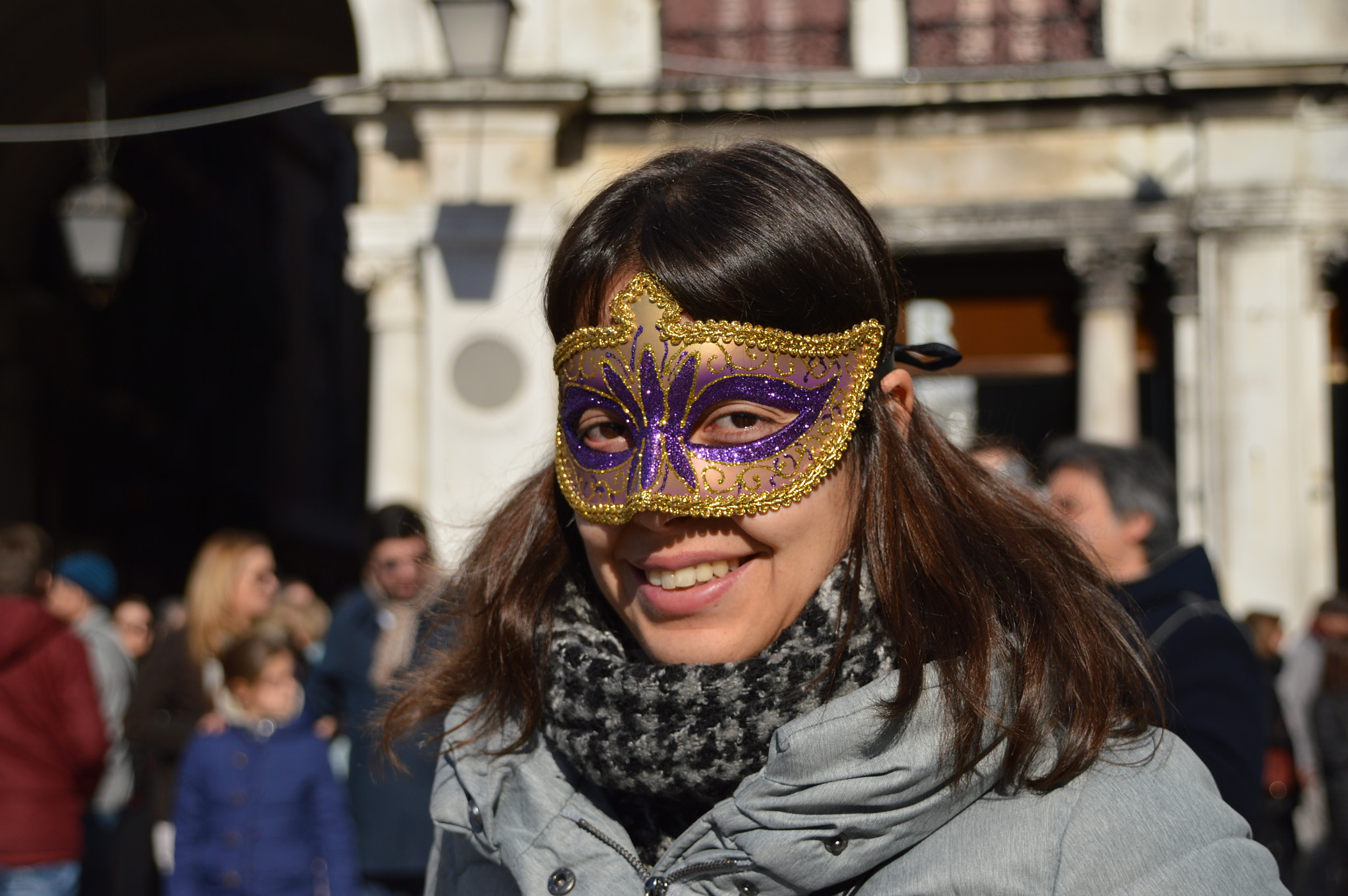 Nikon D3200 + Sigma 18-200mm F3.5-6.3 DC OS HSM sample photo. Venice carnival i photography