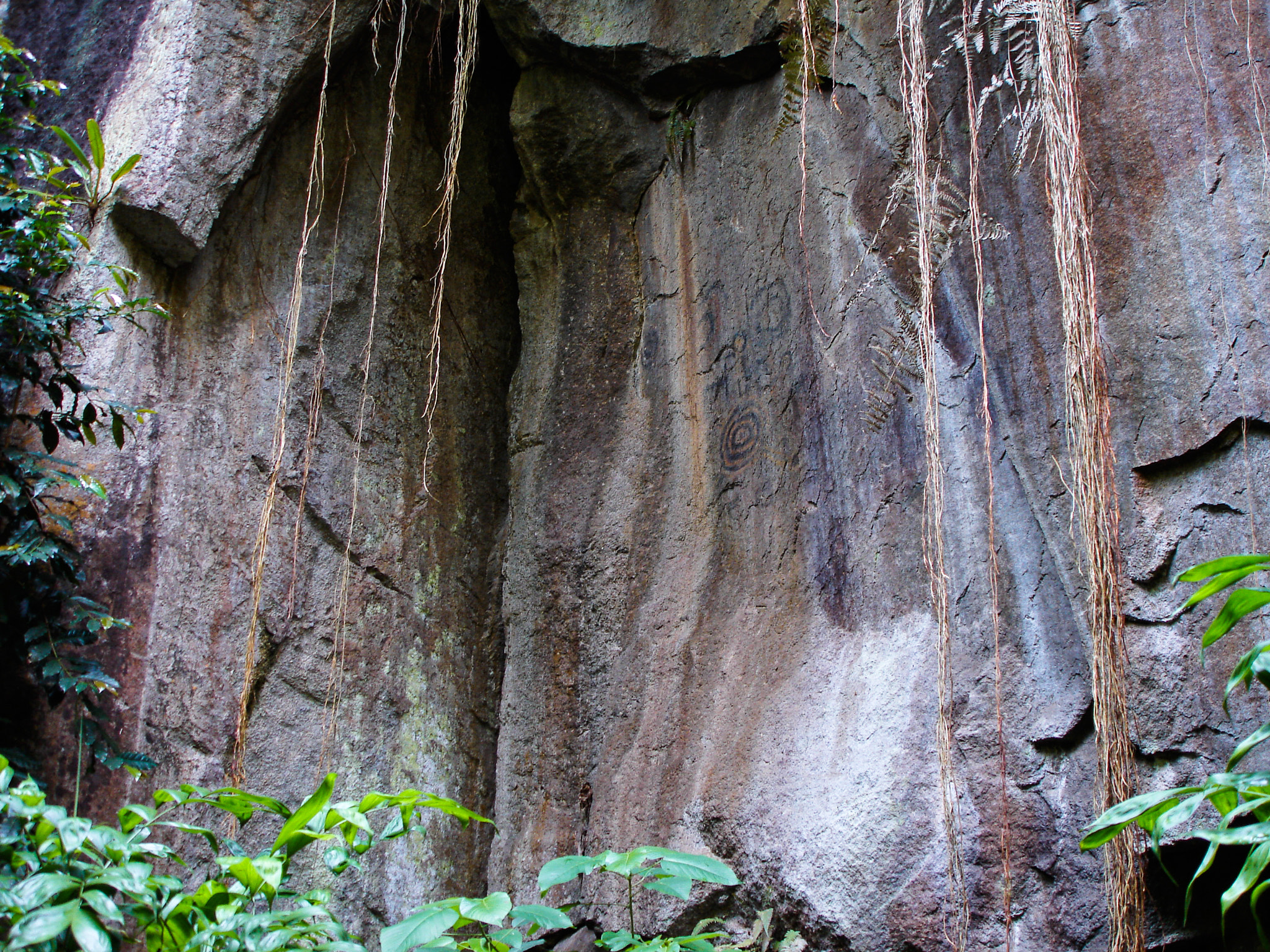 Sony DSC-W7 sample photo. Antient rock painting close to machu picchu, peru photography