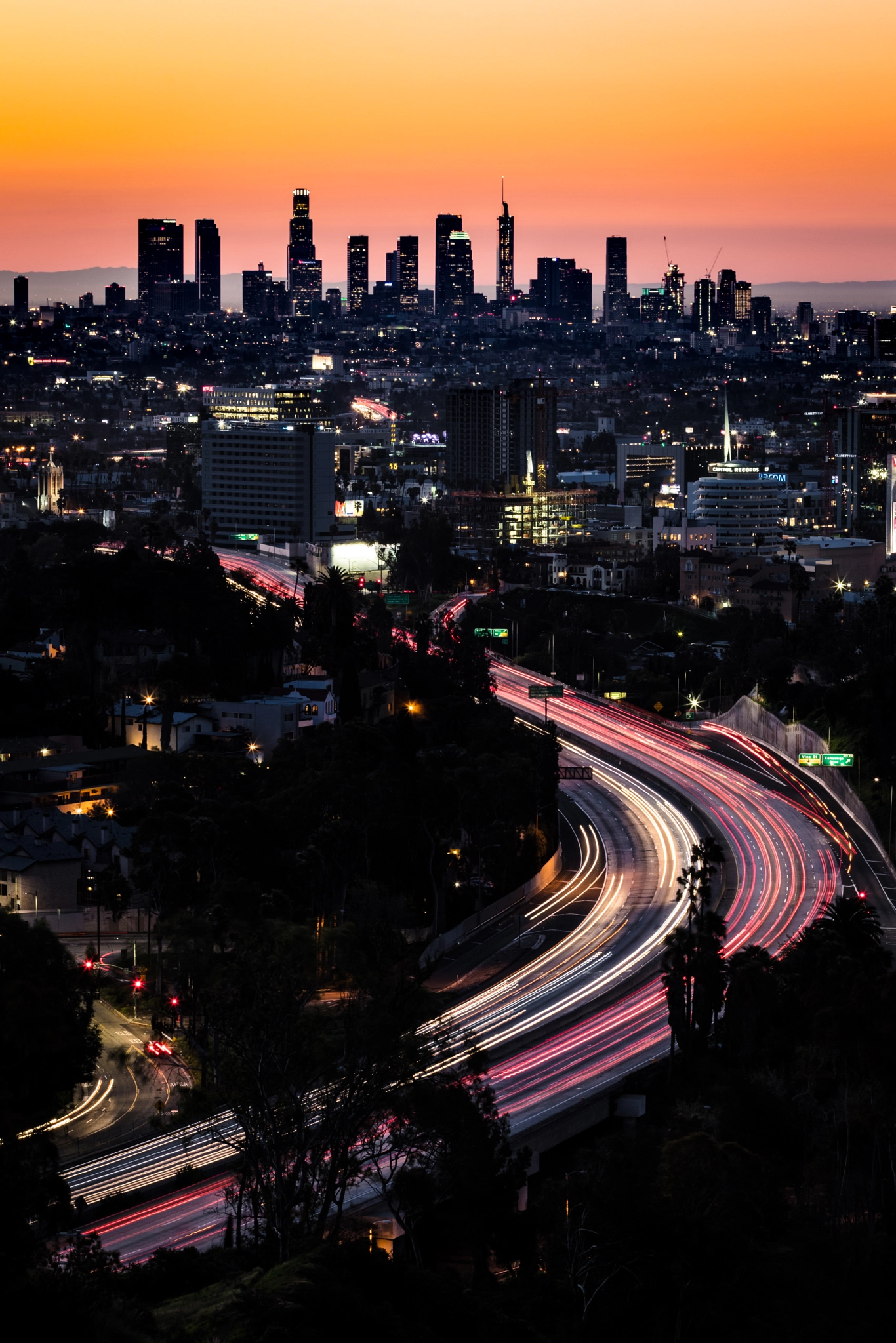Canon EF 70-200mm F2.8L USM sample photo. Los angeles morning photography