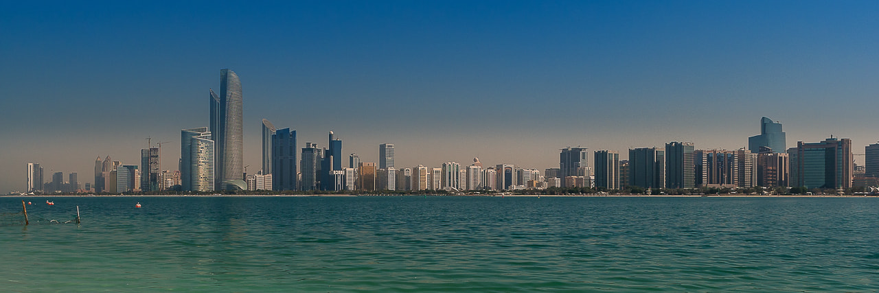 Canon EOS-1D Mark III sample photo. Skyline abu dhabi photography