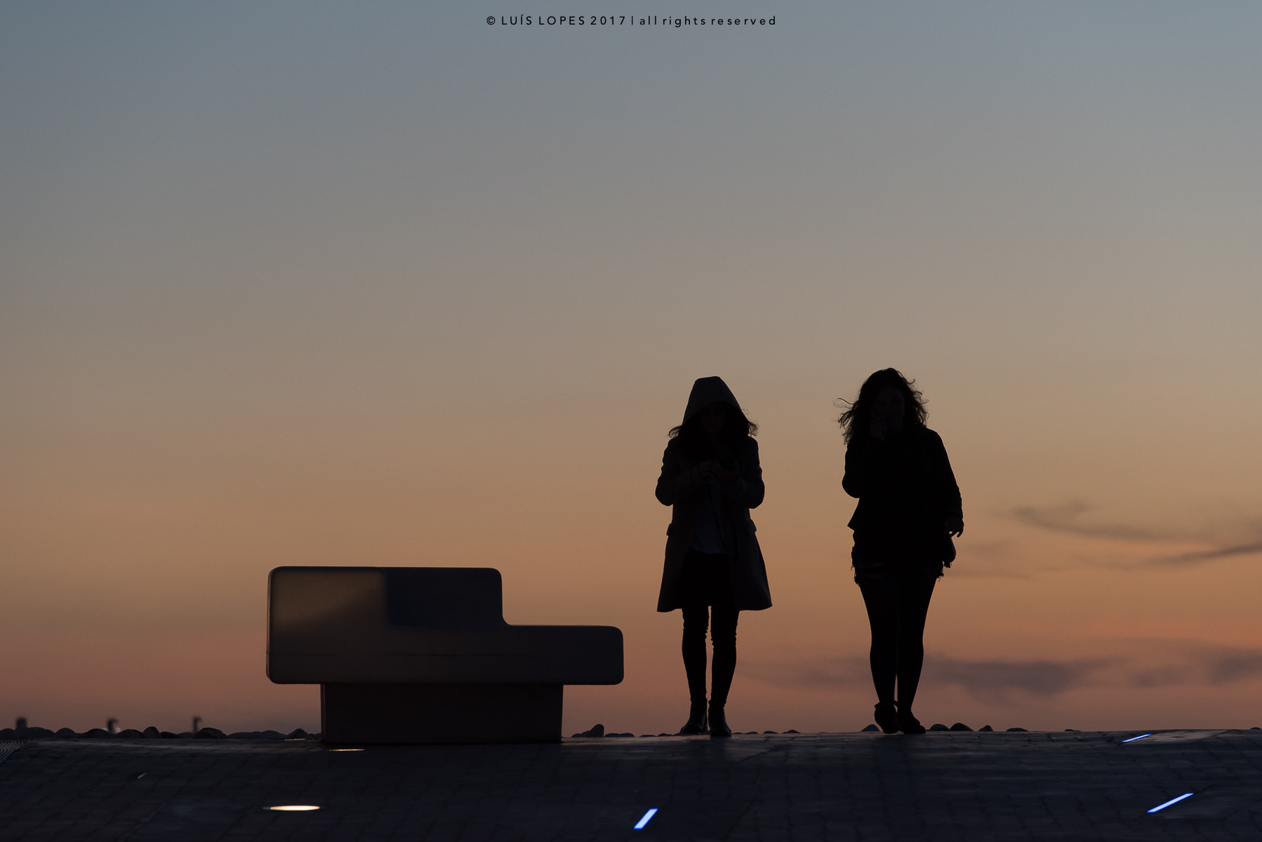 Nikon AF-S Nikkor 70-200mm F4G ED VR sample photo. 2 women & bench photography