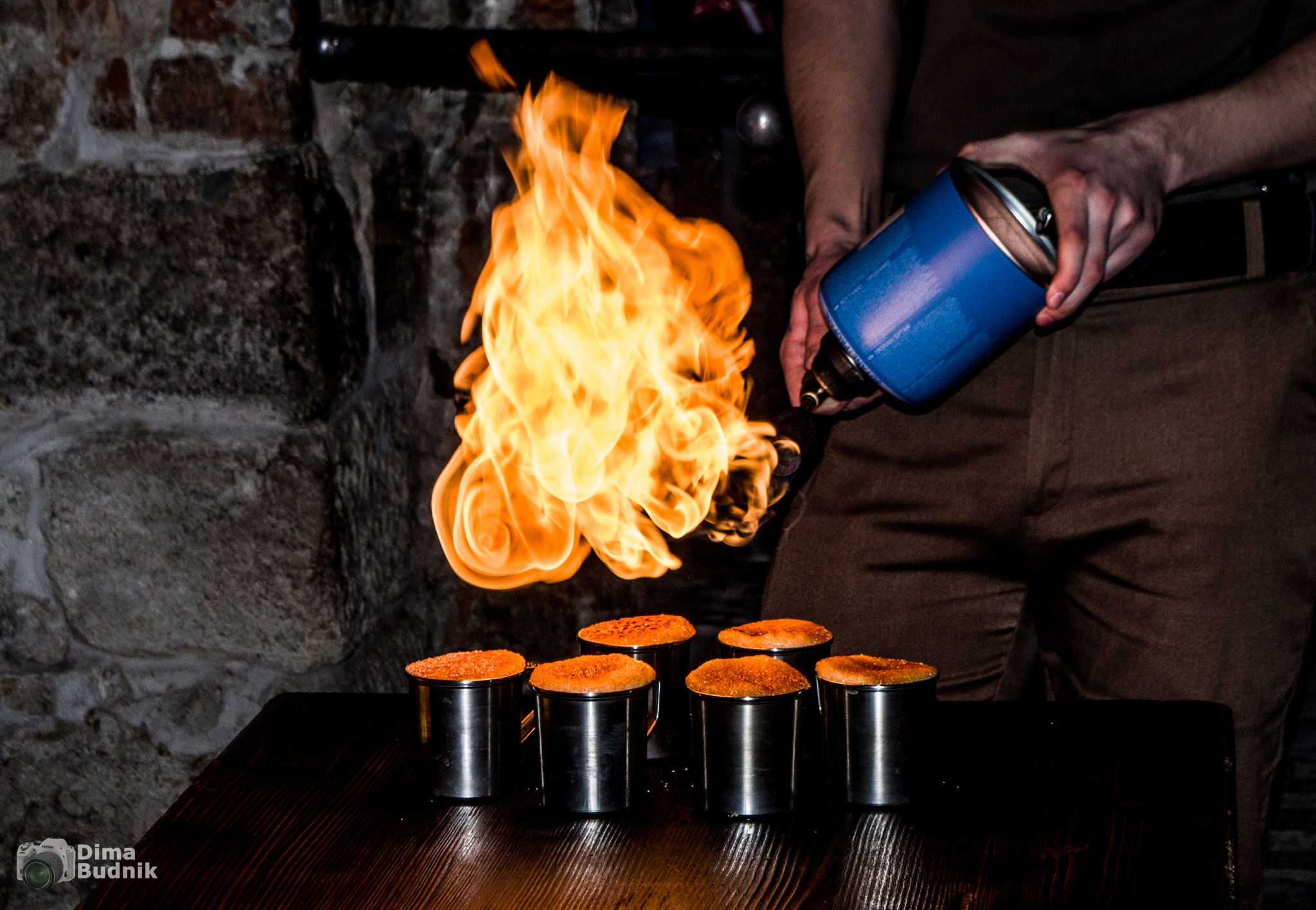 Pentax smc DA 18-55mm F3.5-5.6 AL WR sample photo. Fire coffee photography