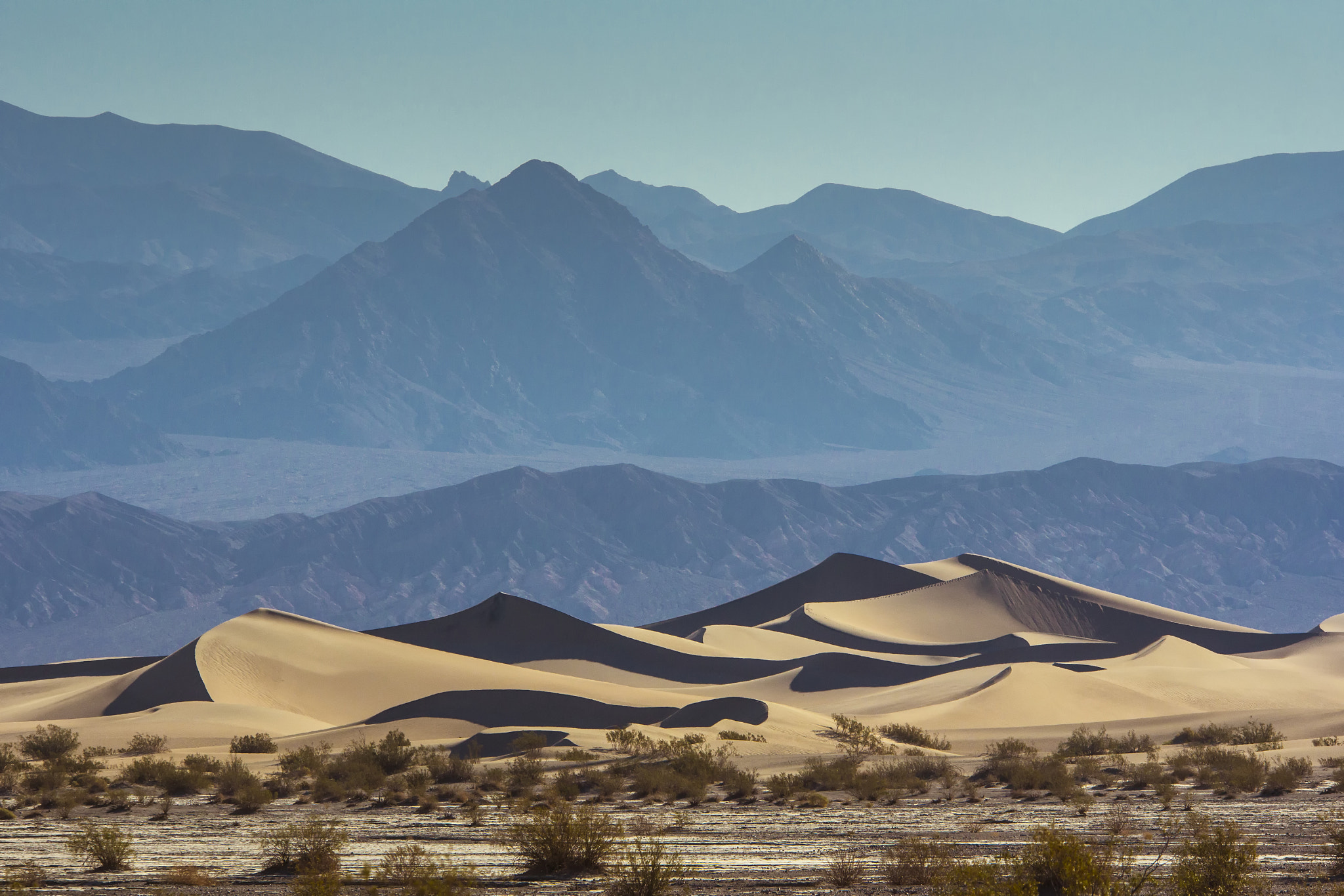 Sigma 70-200mm F2.8 EX DG OS HSM sample photo. Death valley sand dunes photography