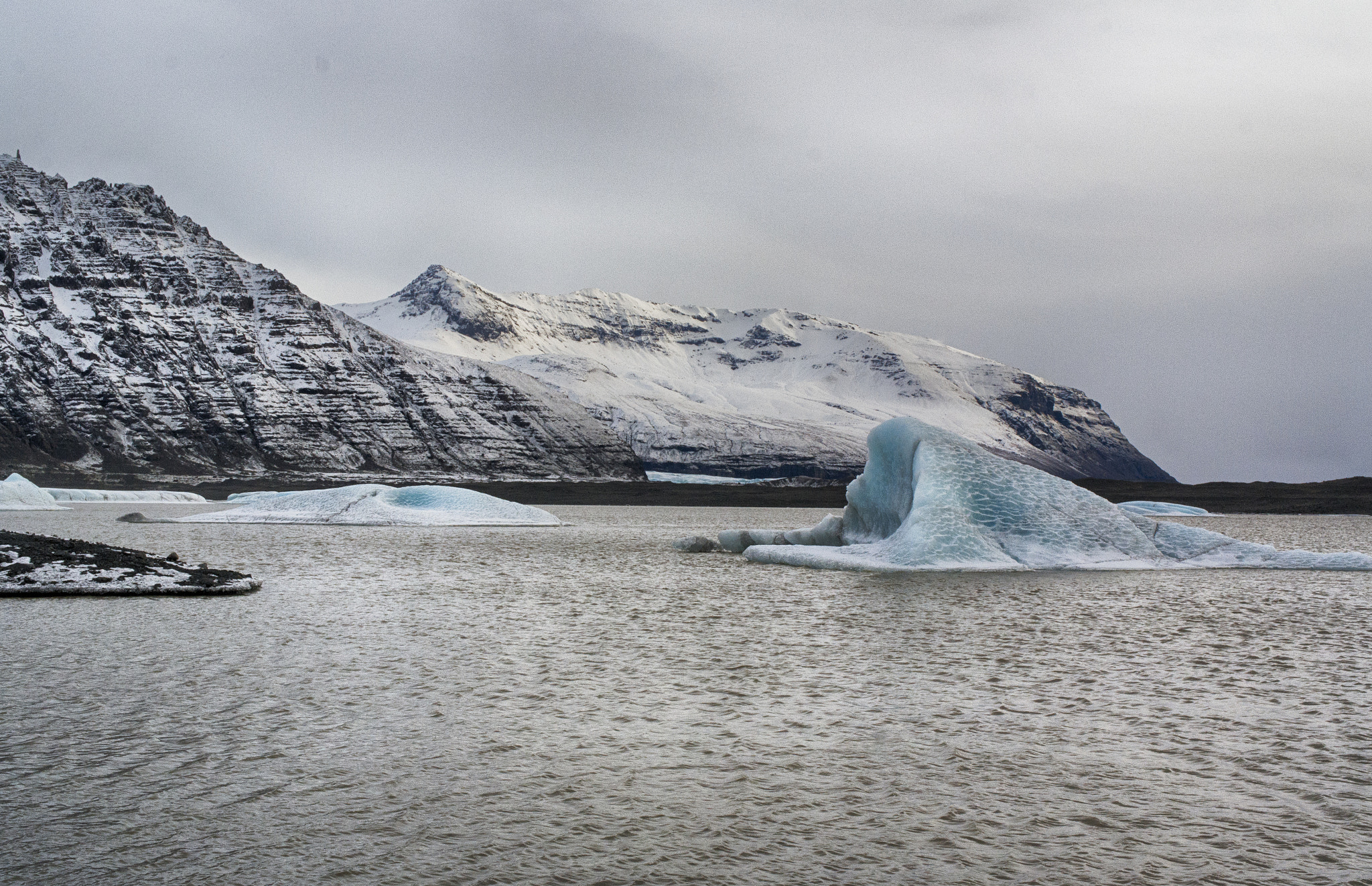 Samsung NX1000 + Samsung NX 18-55mm F3.5-5.6 OIS sample photo. Glacial lagoon, iceland photography
