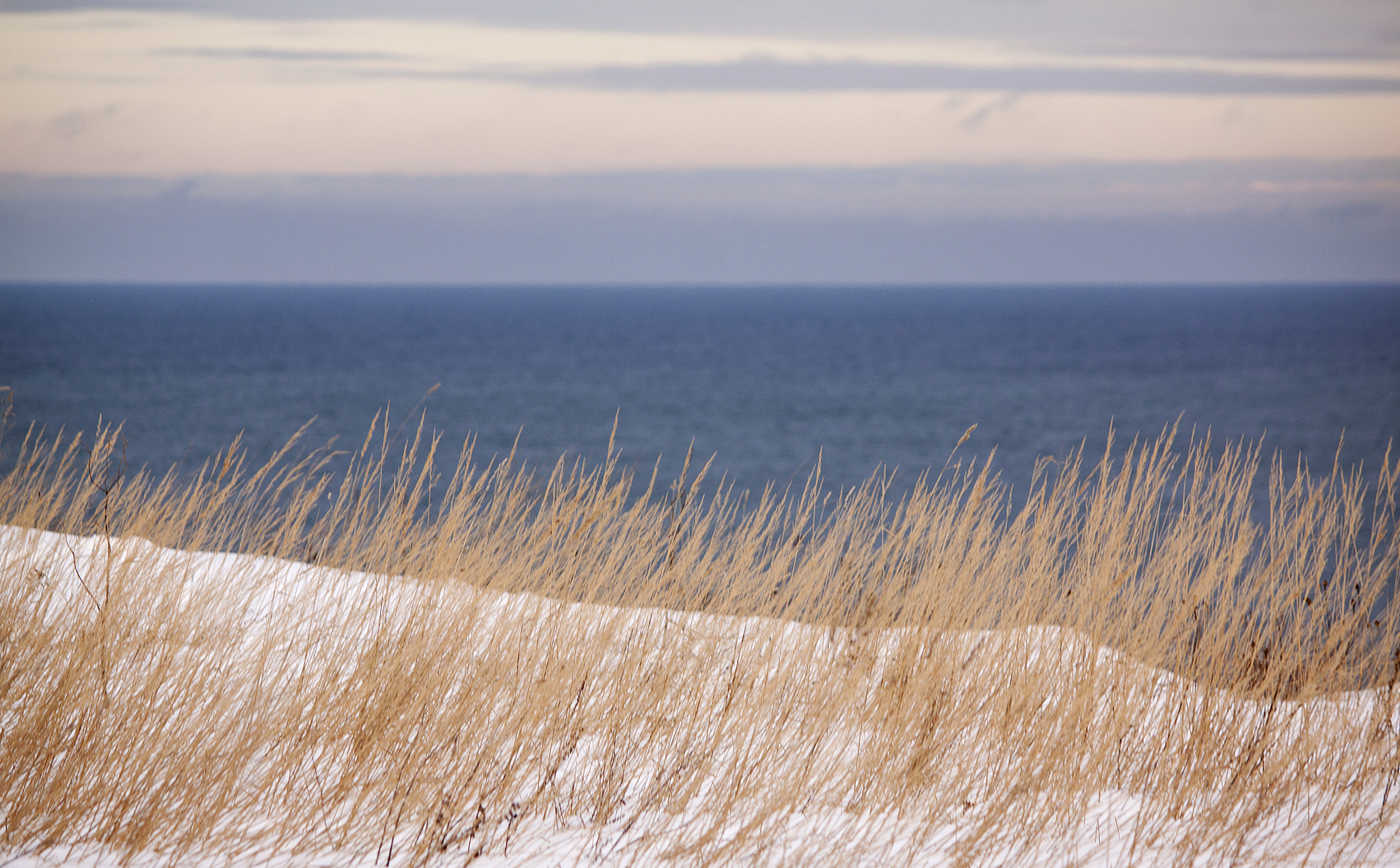 Canon EF-S 55-250mm F4-5.6 IS sample photo. Winter pastel photography