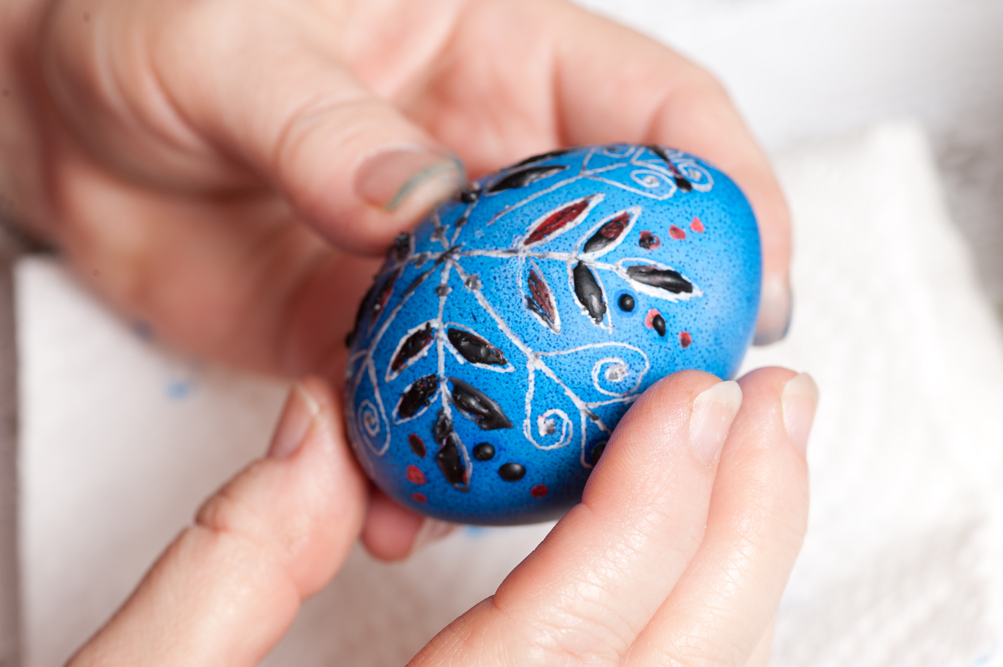 Nikon D700 sample photo. Pisanki decorated egg photography