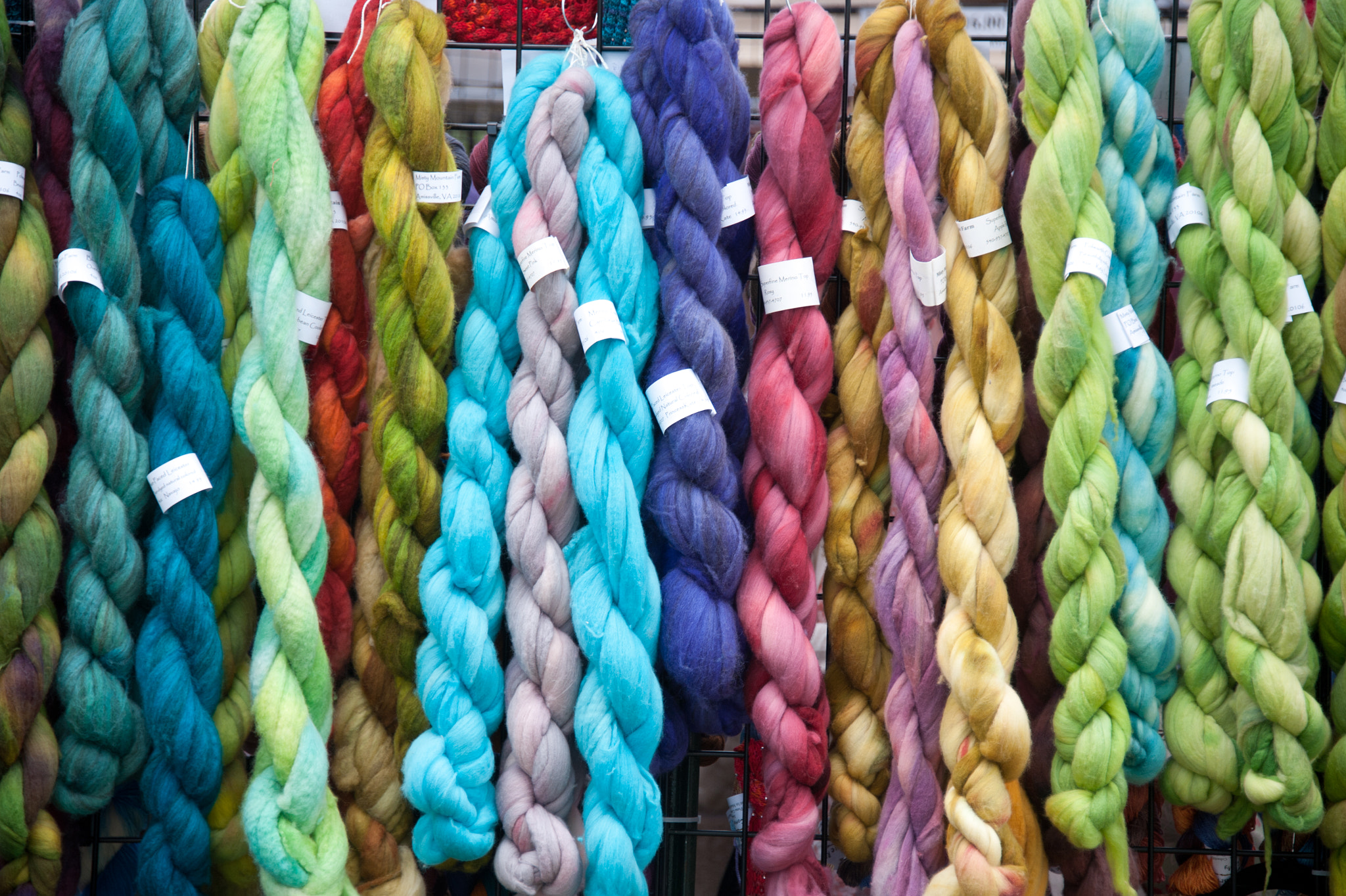 Nikon D700 sample photo. Wool skeins photography