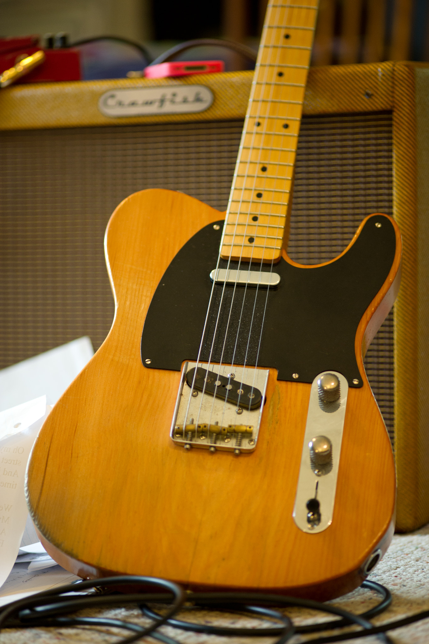 Nikon D3S + ZEISS Makro-Planar T* 100mm F2 sample photo. Detail of telecaster electric guitar photography