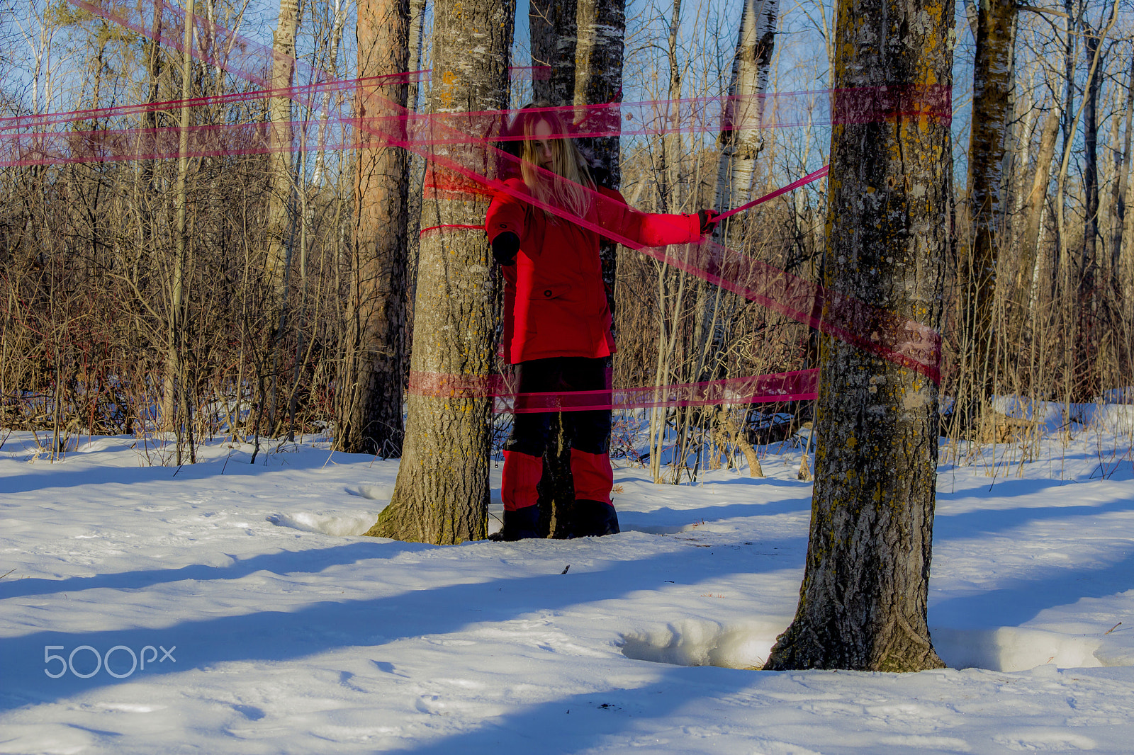 Canon EOS 600D (Rebel EOS T3i / EOS Kiss X5) sample photo. Red tape - marie leblanc photography