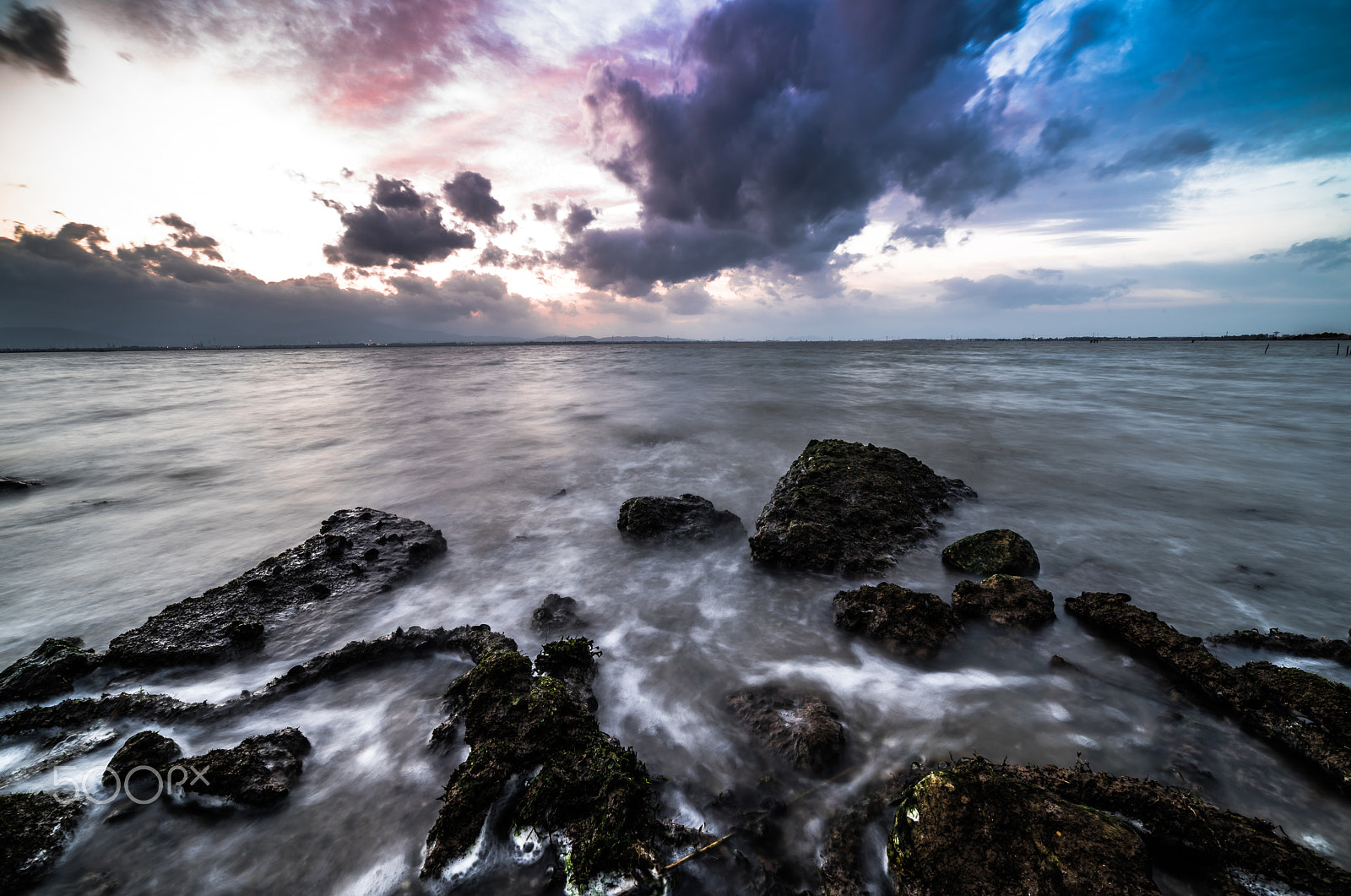 Samyang 14mm F2.8 ED AS IF UMC sample photo. Purple sunset photography