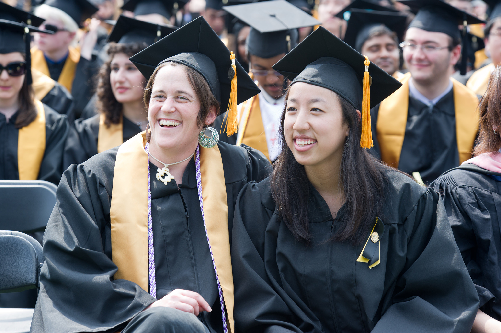 Nikon D3S sample photo. Graduates at johns hopkins university graduation 2011 in baltimore photography