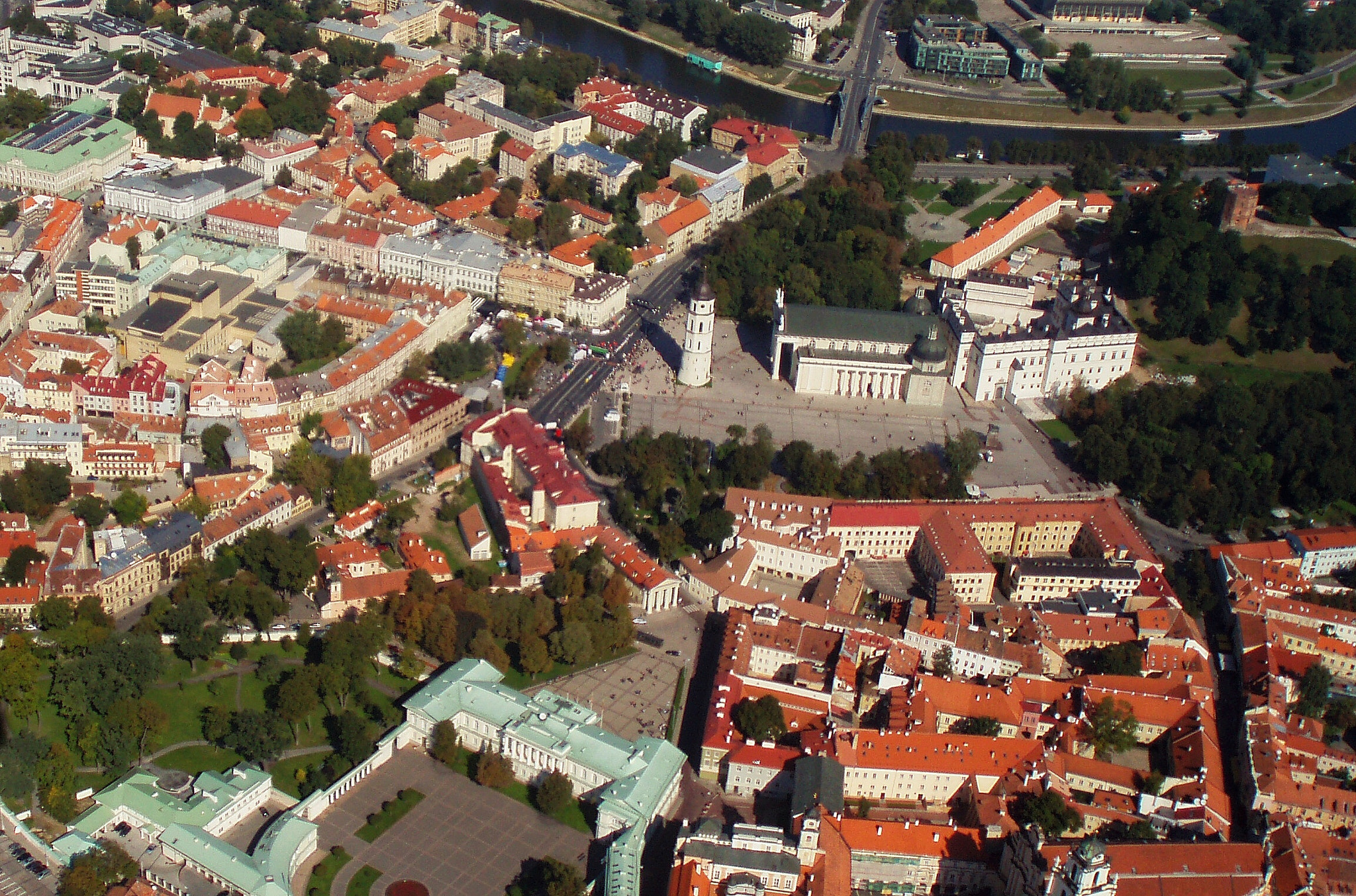 Olympus u710,S710 sample photo. Bird's eye view of vilnius photography