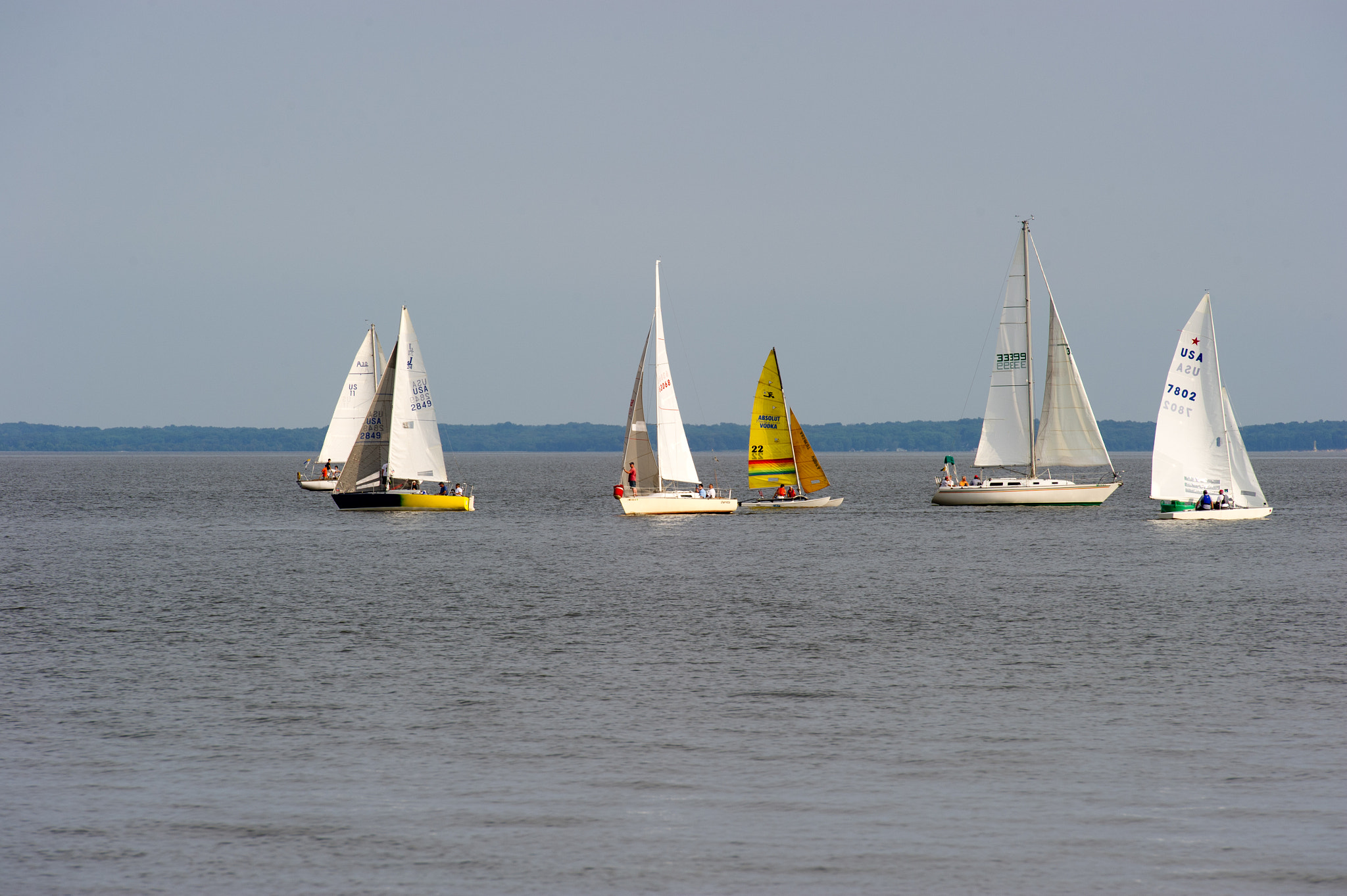 Nikon D3S sample photo. Sail boats on the water in havre de grace, md photography