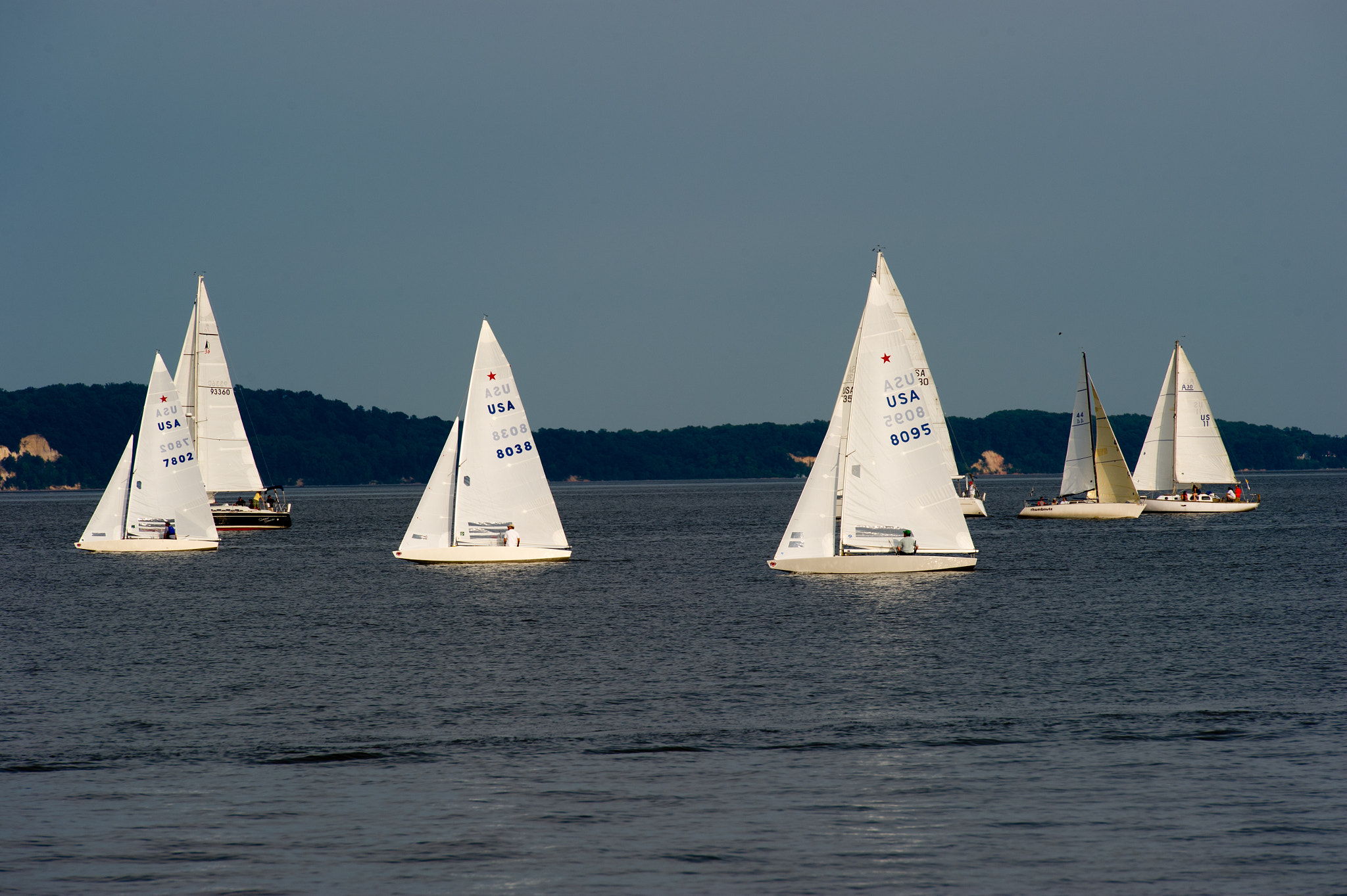 Nikon D3S sample photo. Sail boats on the water in havre de grace, md photography