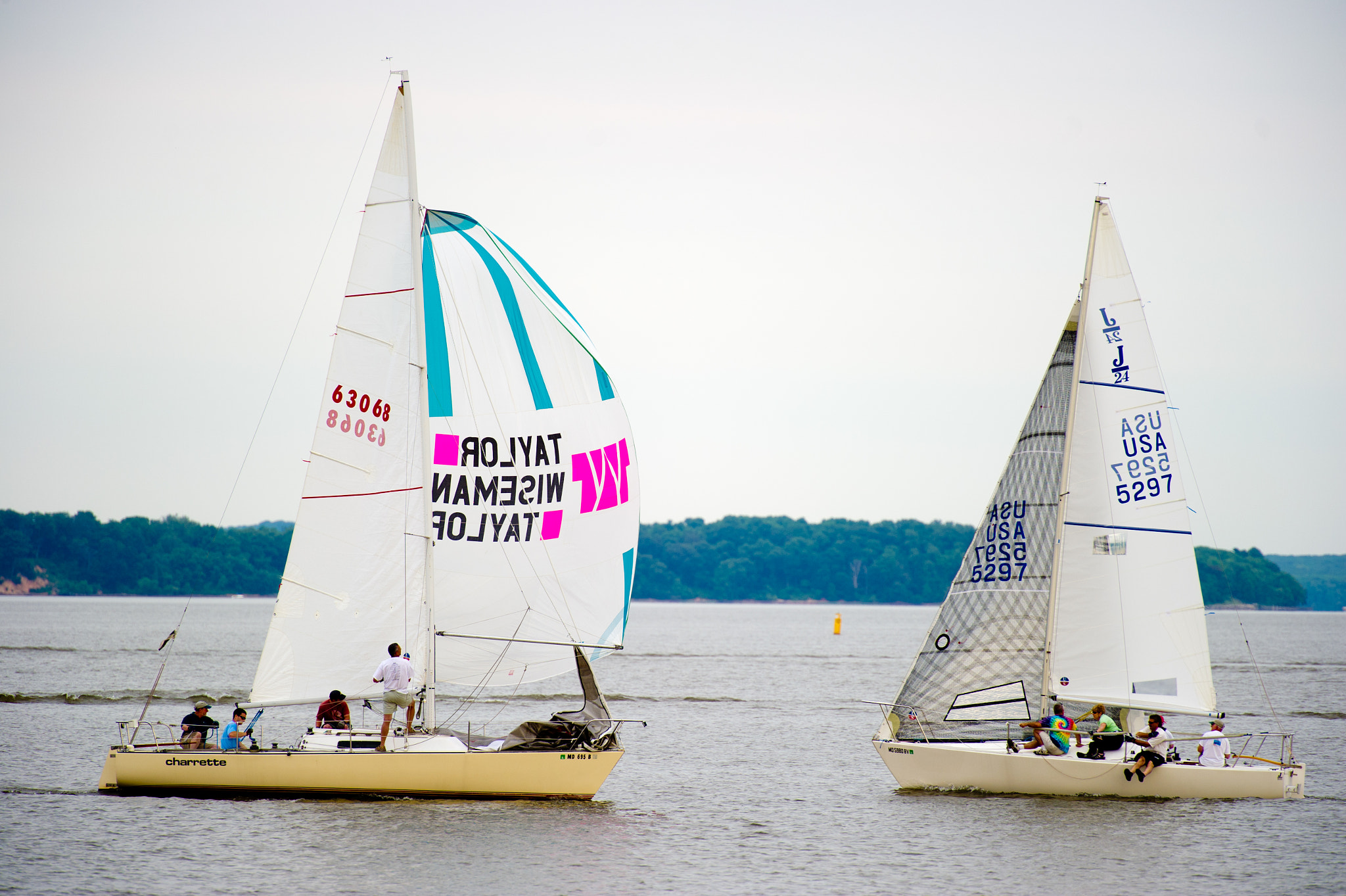 Nikon D3S sample photo. Sail boats on the water in havre de grace, md photography