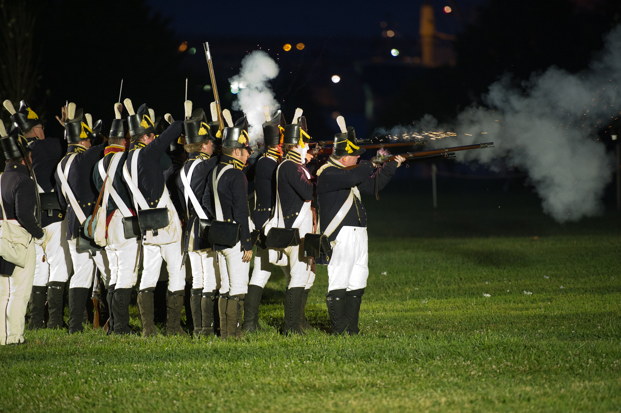Nikon D3S sample photo. War of 1812 reenactment at fort mchenry photography