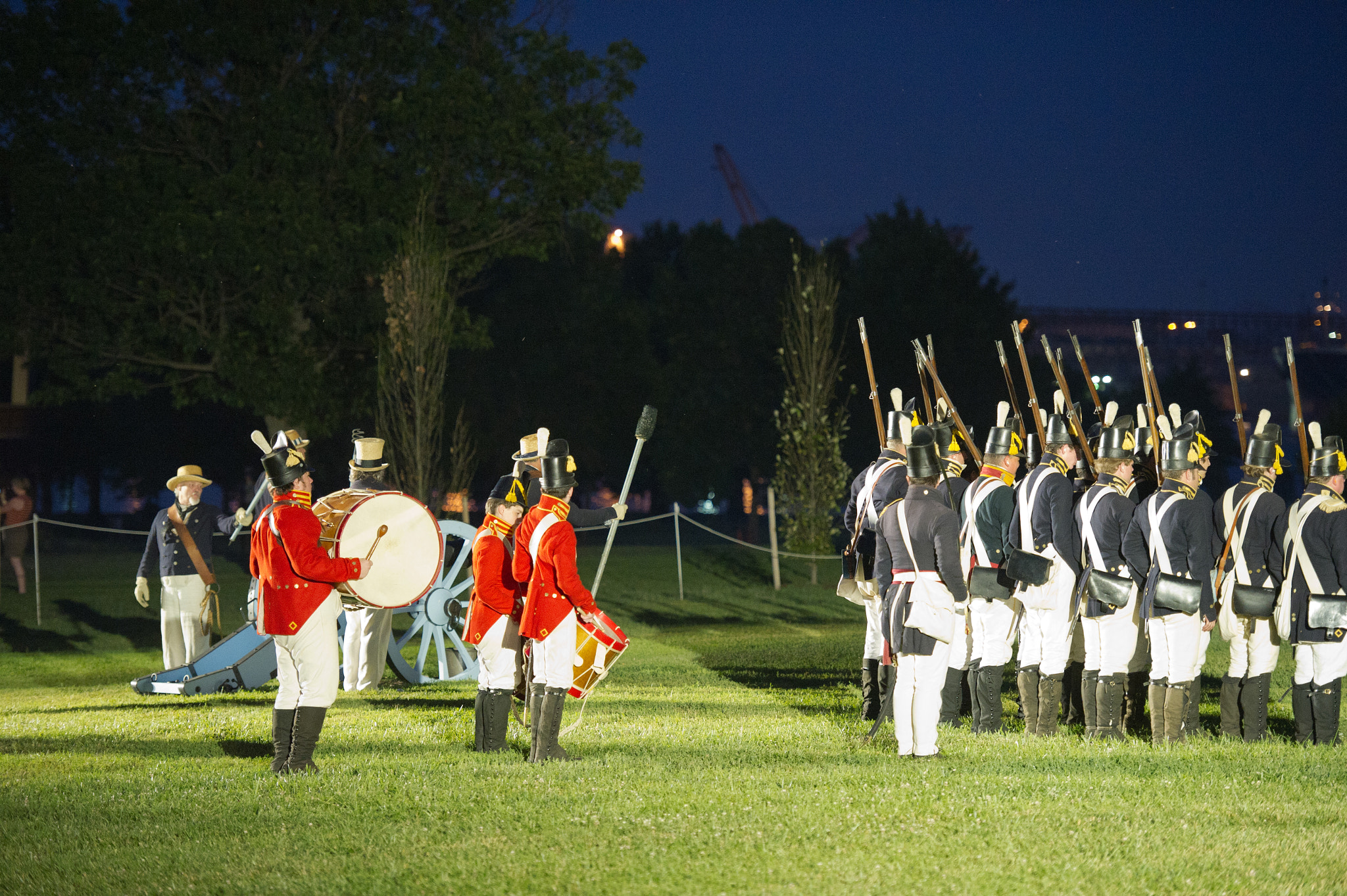 Nikon D3S sample photo. War of 1812 reenactment at fort mchenry photography