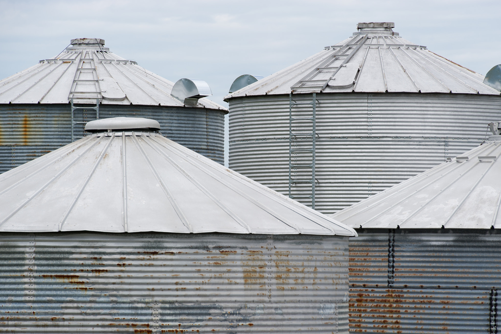 Nikon D3S sample photo. Grain bins photography