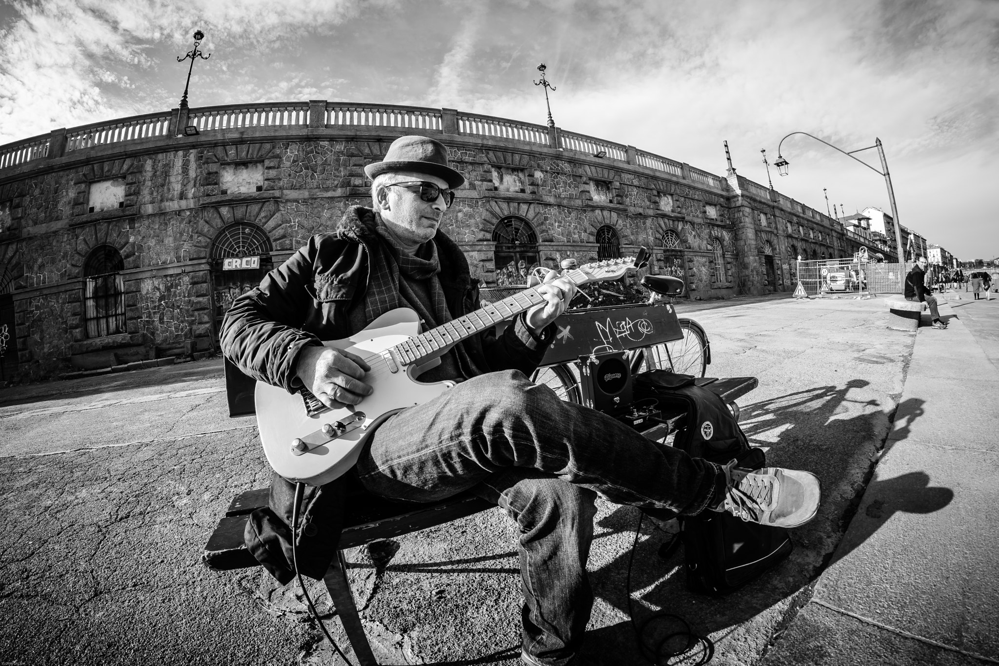 Nikon D7200 + Samyang 8mm F3.5 Aspherical IF MC Fisheye sample photo. The bluesman 2... photography