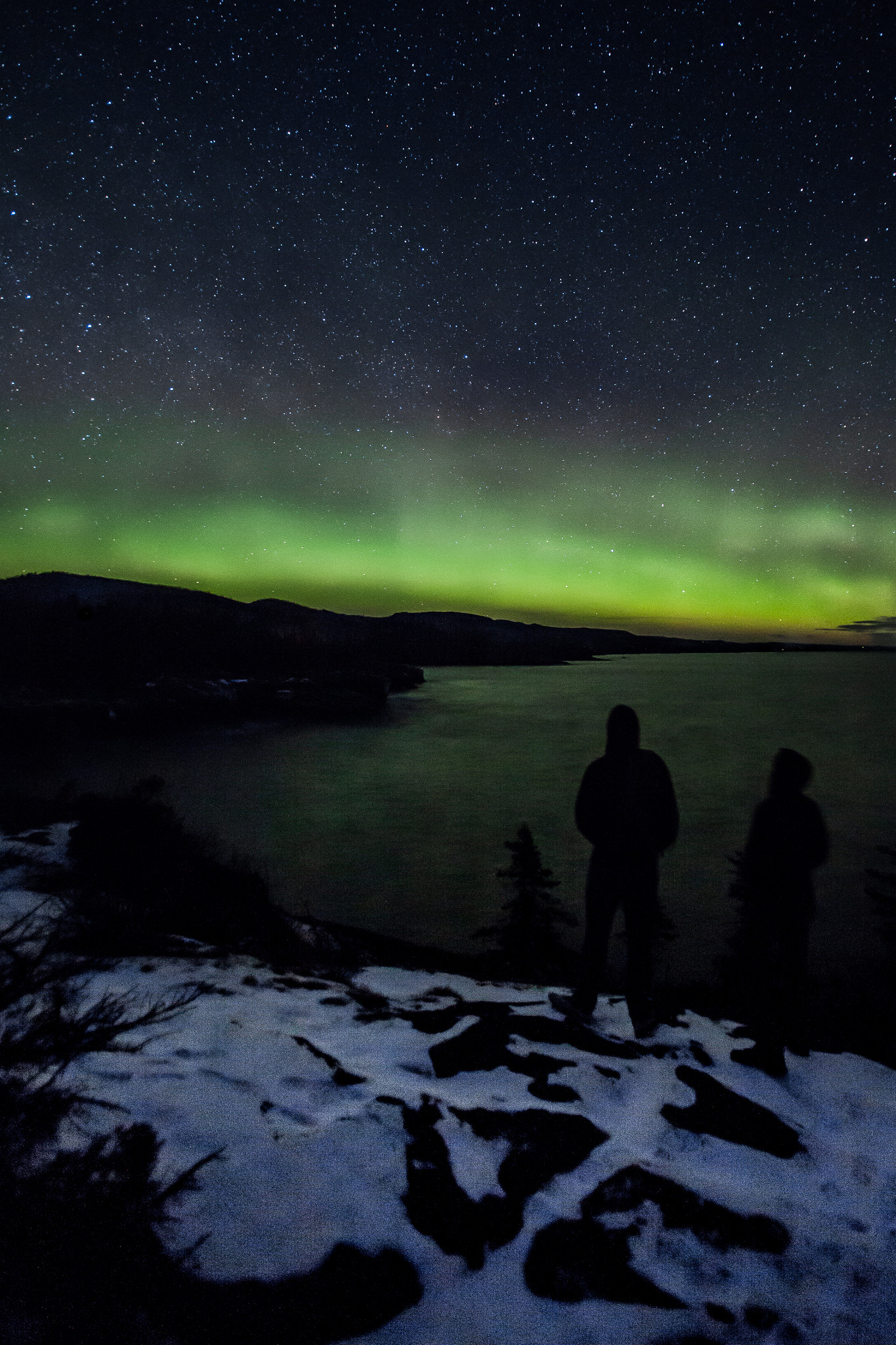 Canon EF 16-35mm F2.8L USM sample photo. Aurora borealis from shovel point photography
