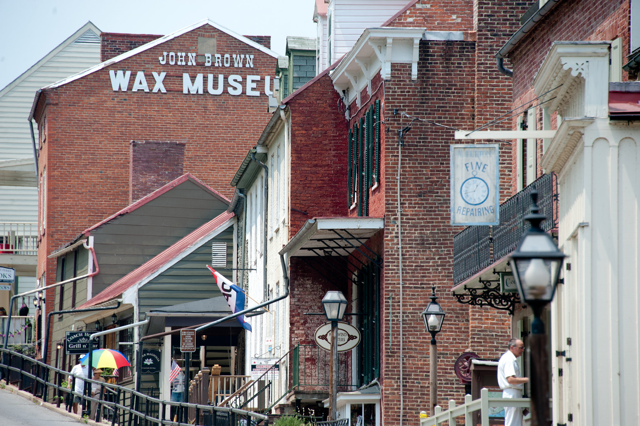 Nikon D700 sample photo. John brown wax museum in harper's ferry photography
