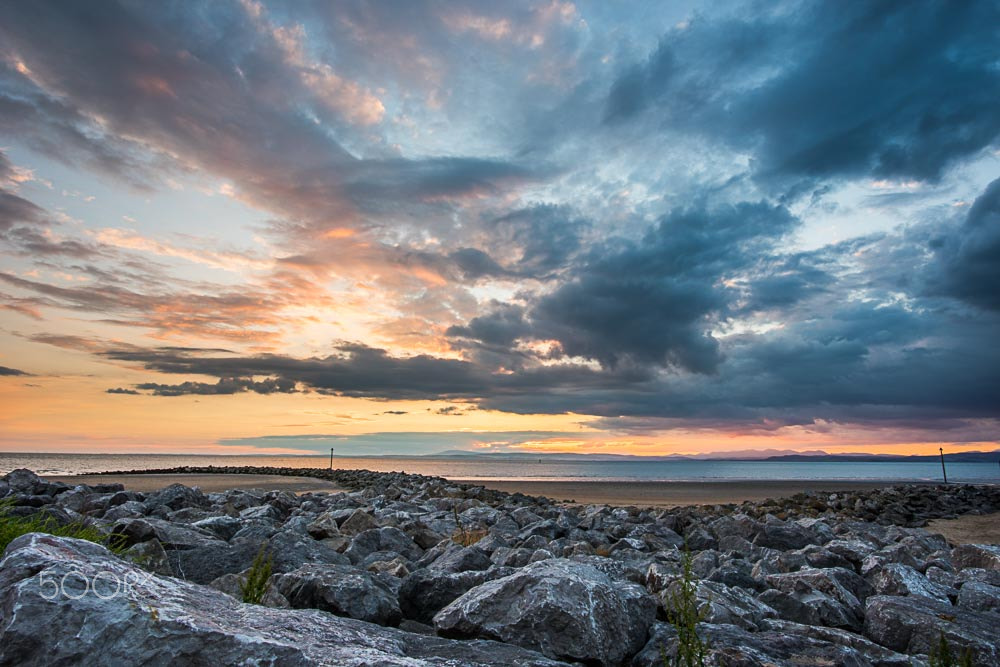 Nikon D810 + Nikon AF-S Nikkor 20mm F1.8G ED sample photo. Morecambe prom photography