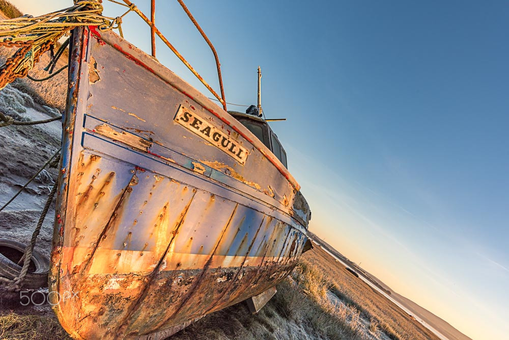 Nikon D810 + Nikon AF-S Nikkor 20mm F1.8G ED sample photo. Boat wreck photography