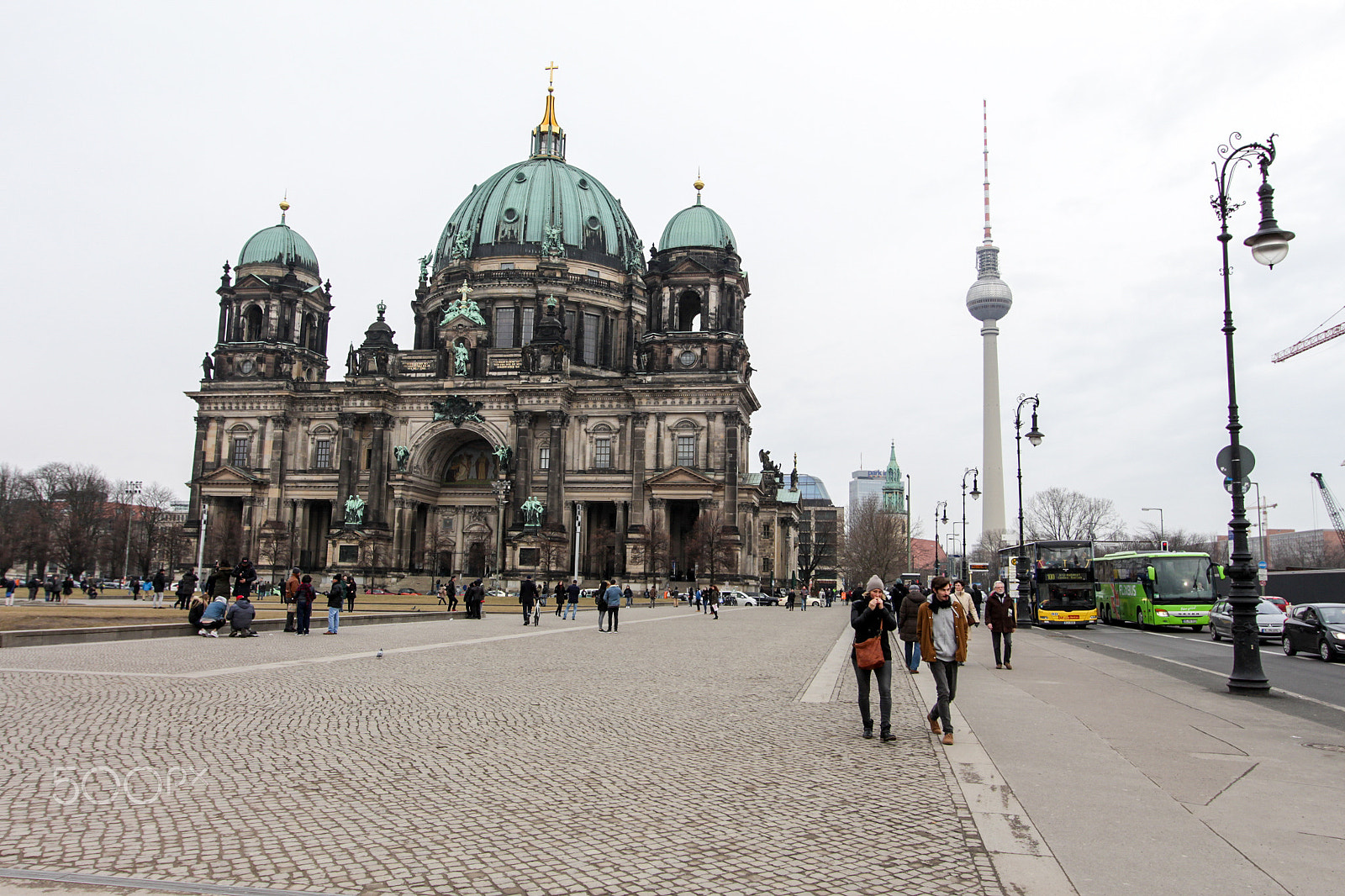 Canon EF-S 10-22mm F3.5-4.5 USM sample photo. Berlin street with tv tower photography