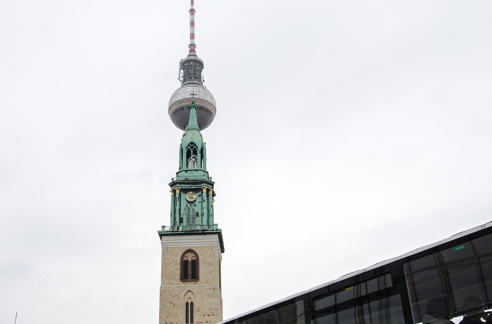 Canon EOS 700D (EOS Rebel T5i / EOS Kiss X7i) sample photo. Berlin tv tower and the church photography
