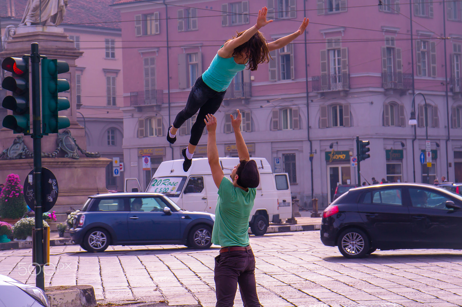 Canon EOS 1200D (EOS Rebel T5 / EOS Kiss X70 / EOS Hi) sample photo. Street artists in turin, italy photography