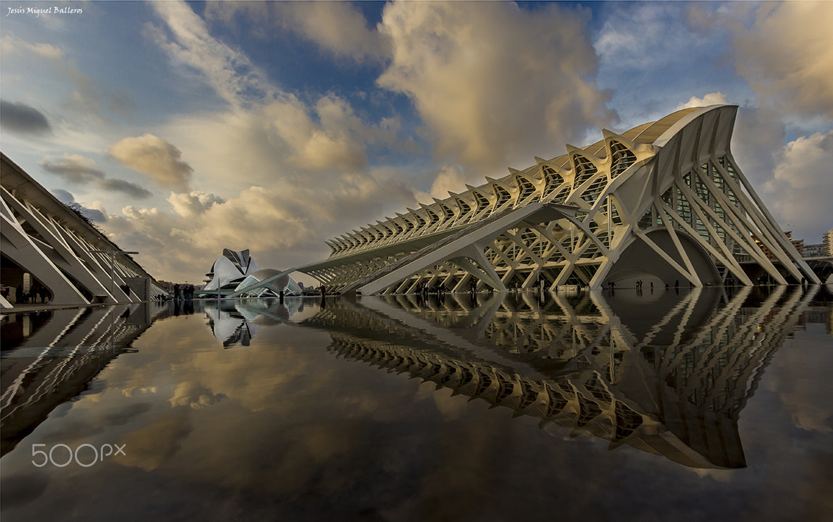 Canon EF-S 10-22mm F3.5-4.5 USM sample photo. Ciudad de las artes y las ciencias photography
