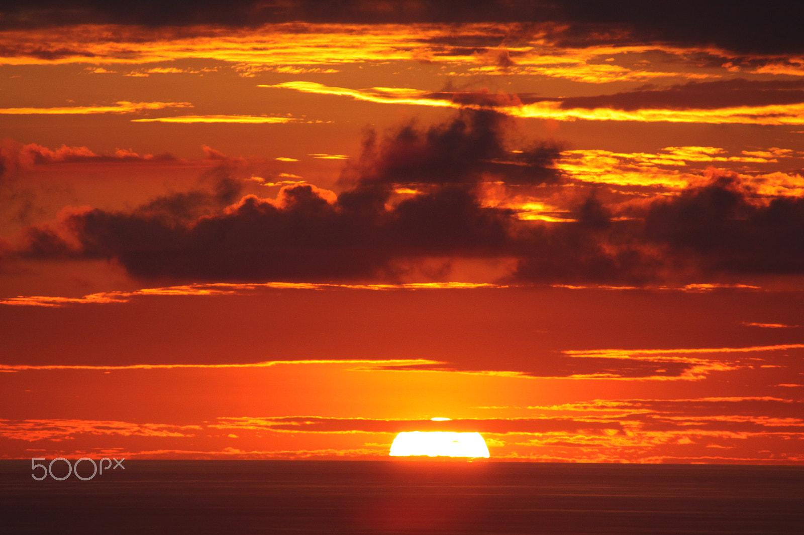 Canon EOS 50D + EF75-300mm f/4-5.6 sample photo. Flaming sunset photography