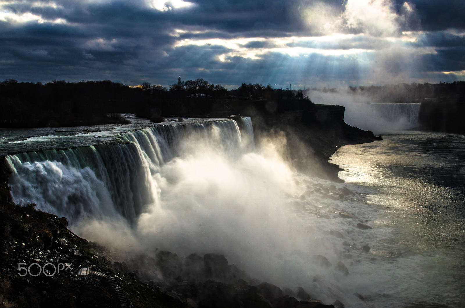AF Zoom-Nikkor 24-120mm f/3.5-5.6D IF sample photo. American fall / niagara falls photography